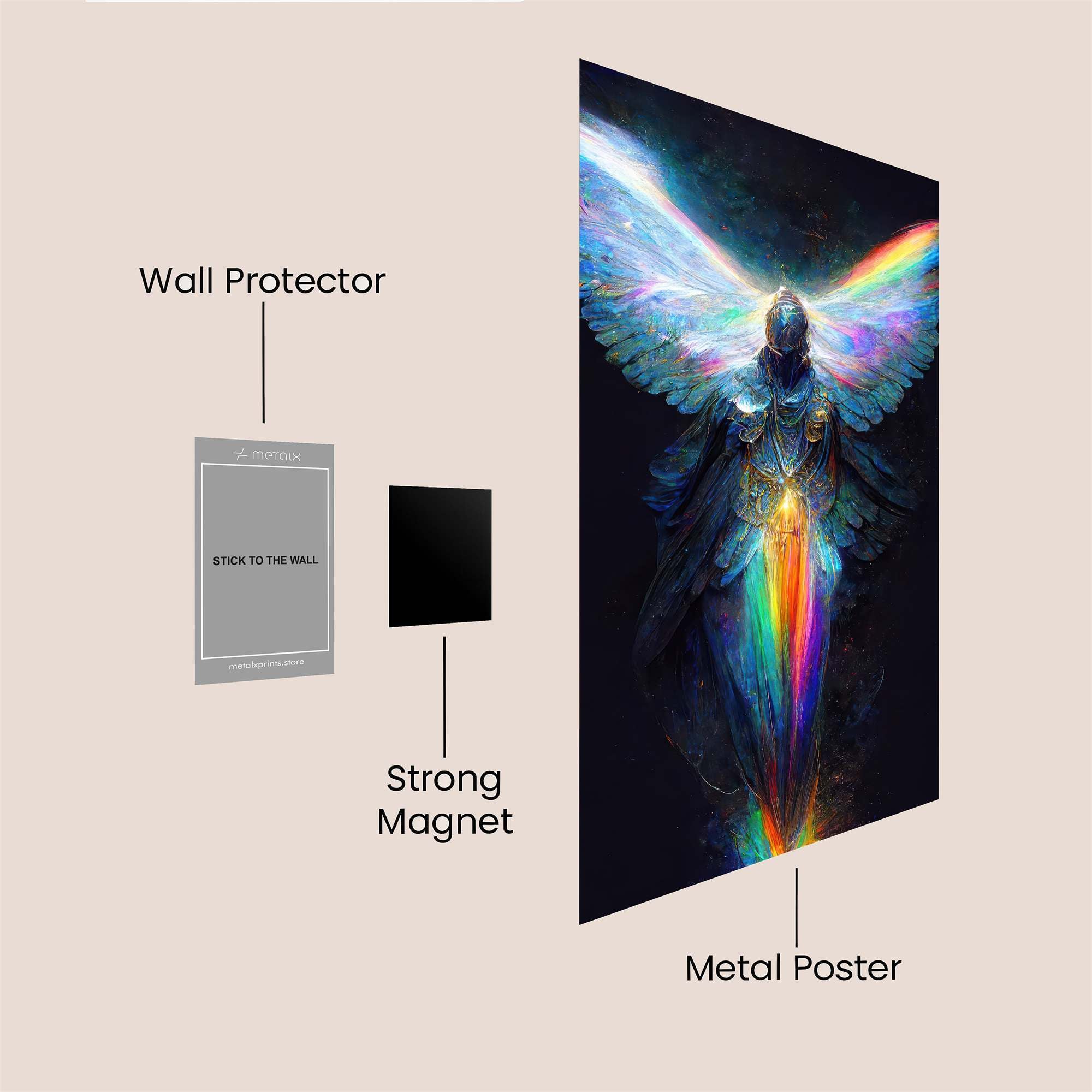 Angel Radiance Safe Wall Magnetic / M