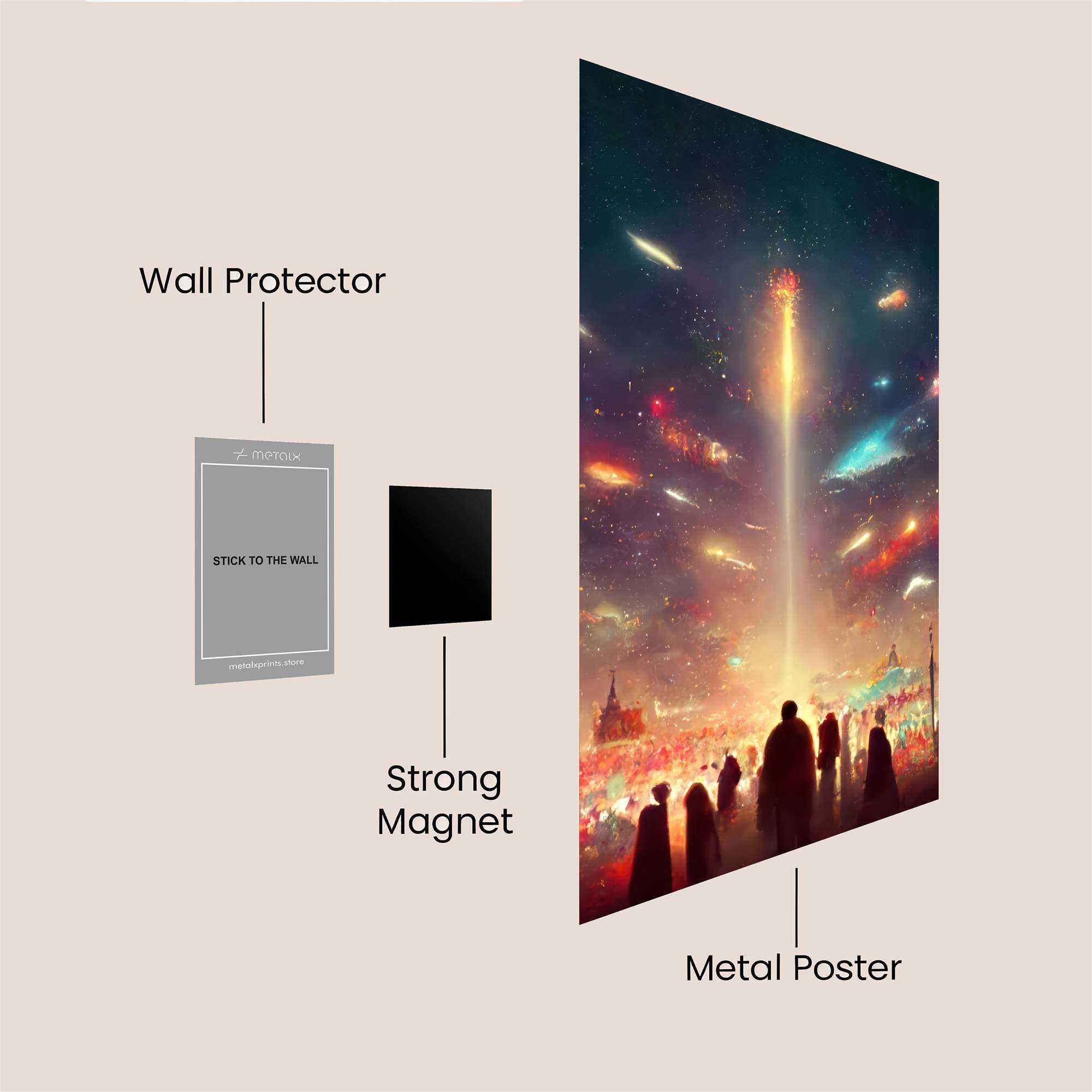 Fireworks Euphoria Safe Wall Magnetic / M