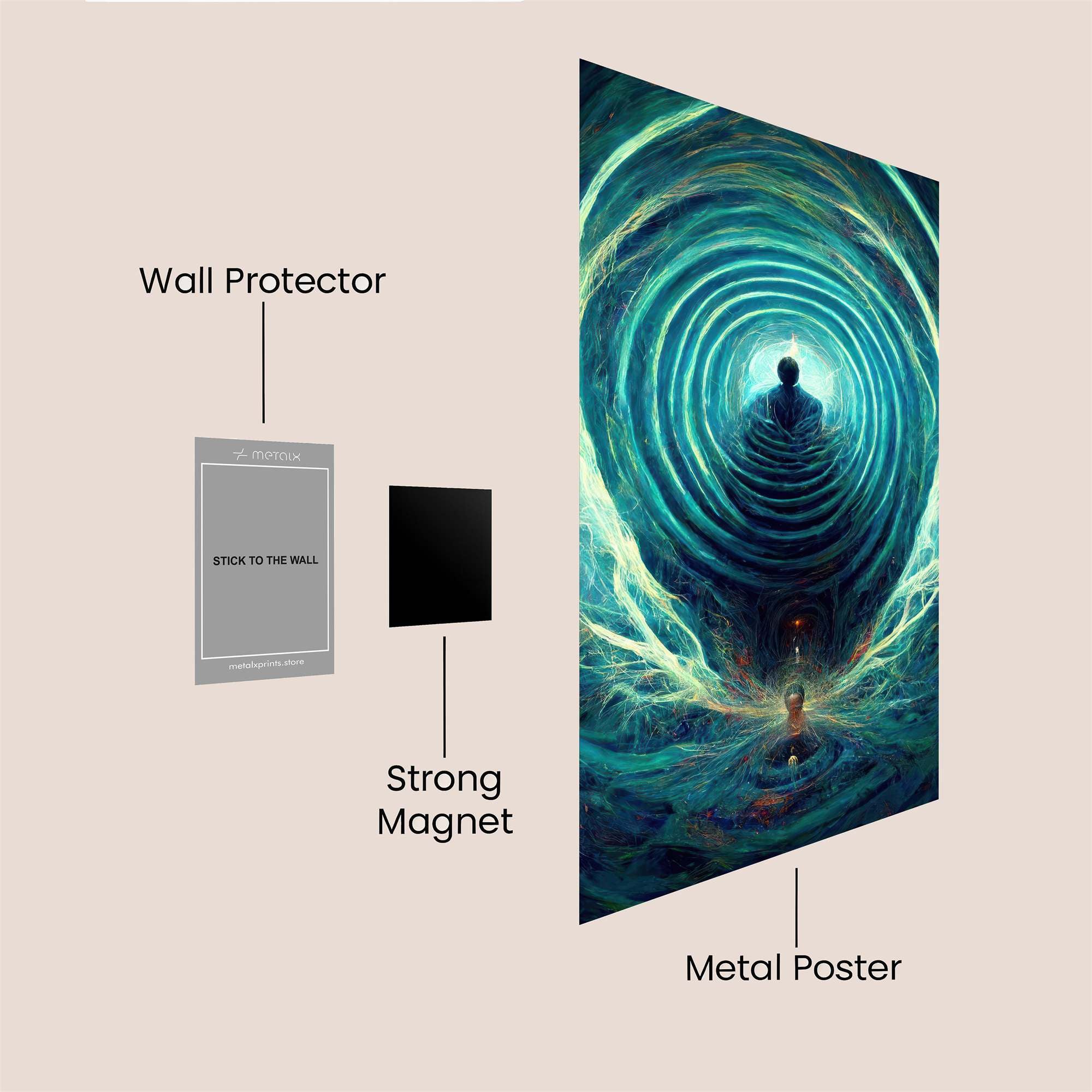 Portal Serenity Safe Wall Magnetic / M
