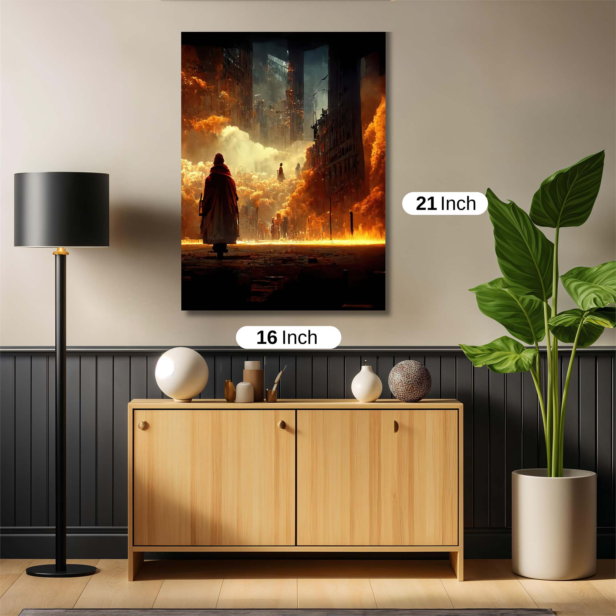 Apocalyptic Dawn Safe Wall Magnetic / M