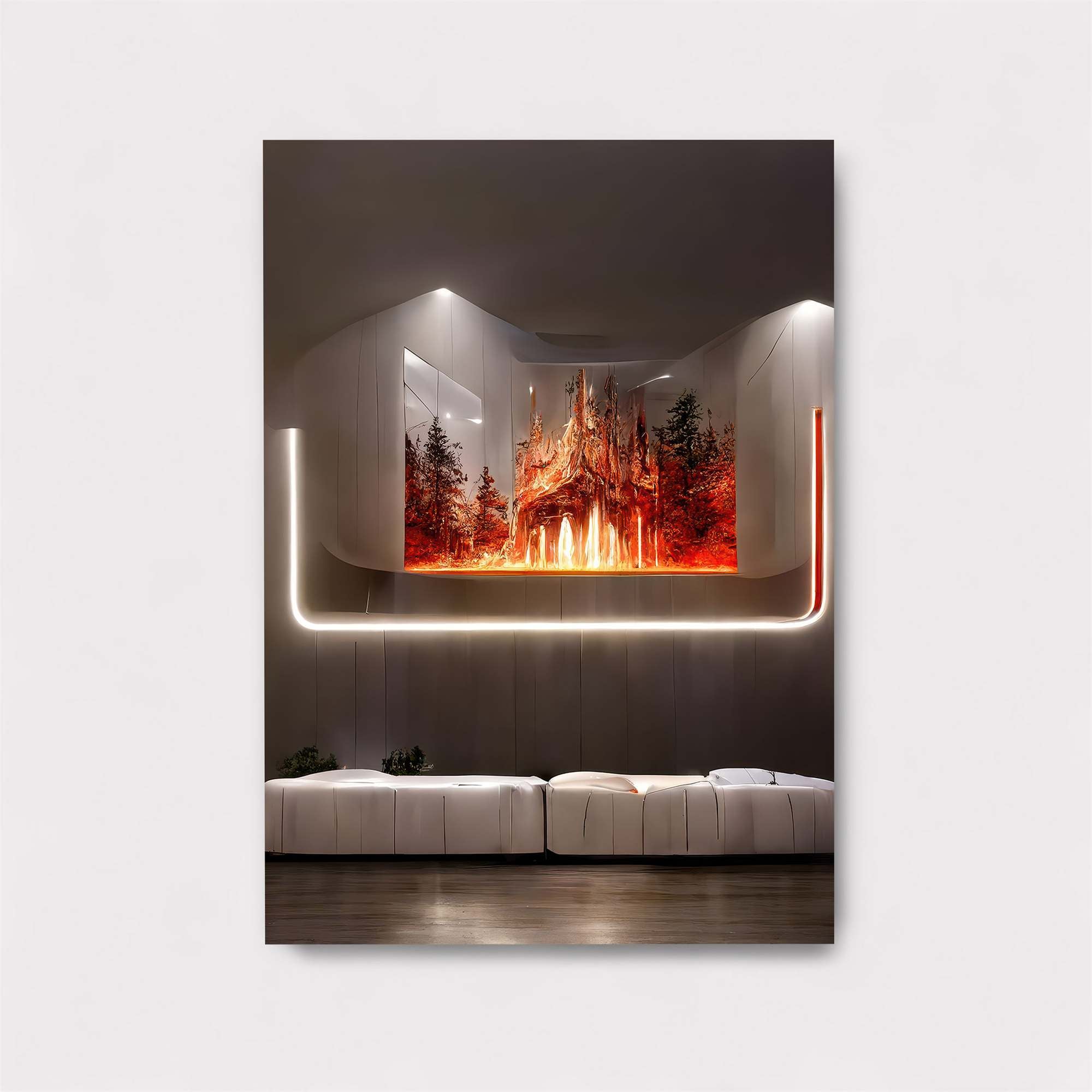 Cathedral Blaze Safe Wall Magnetic / M