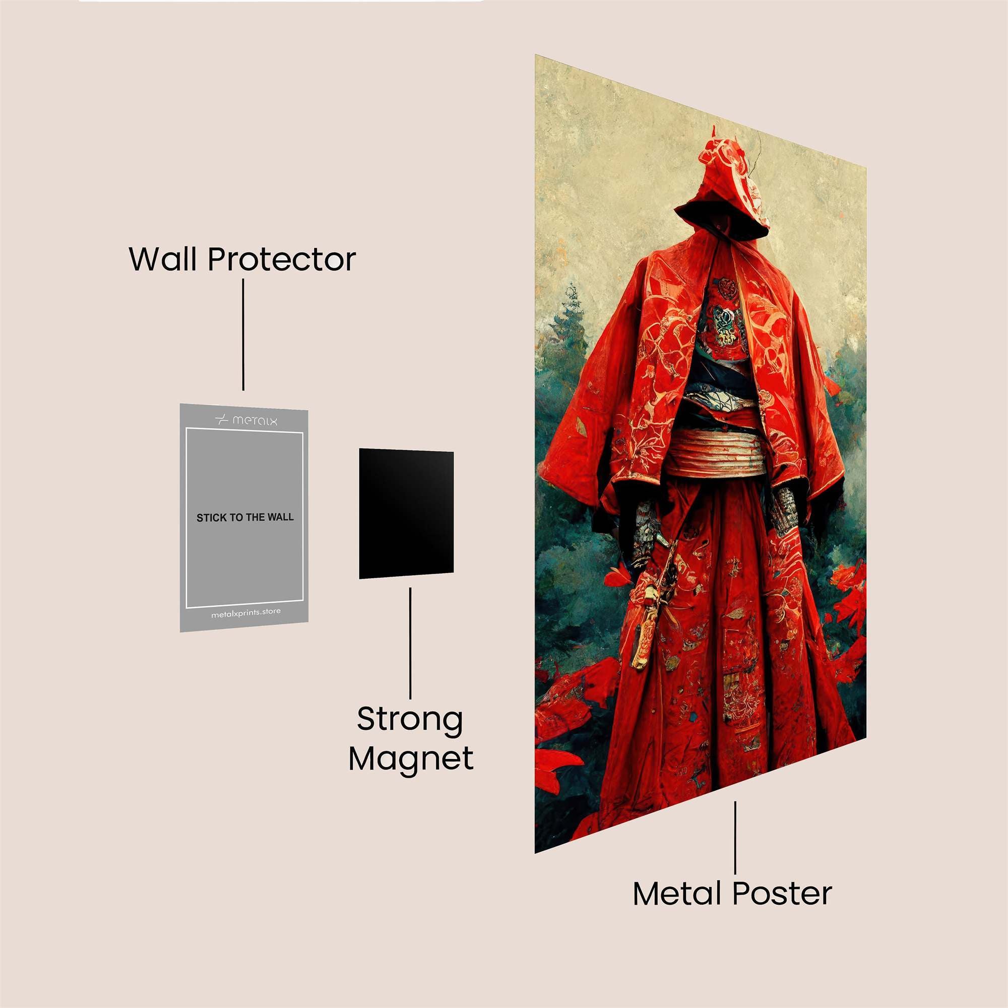 Samurai Serenity Safe Wall Magnetic / M