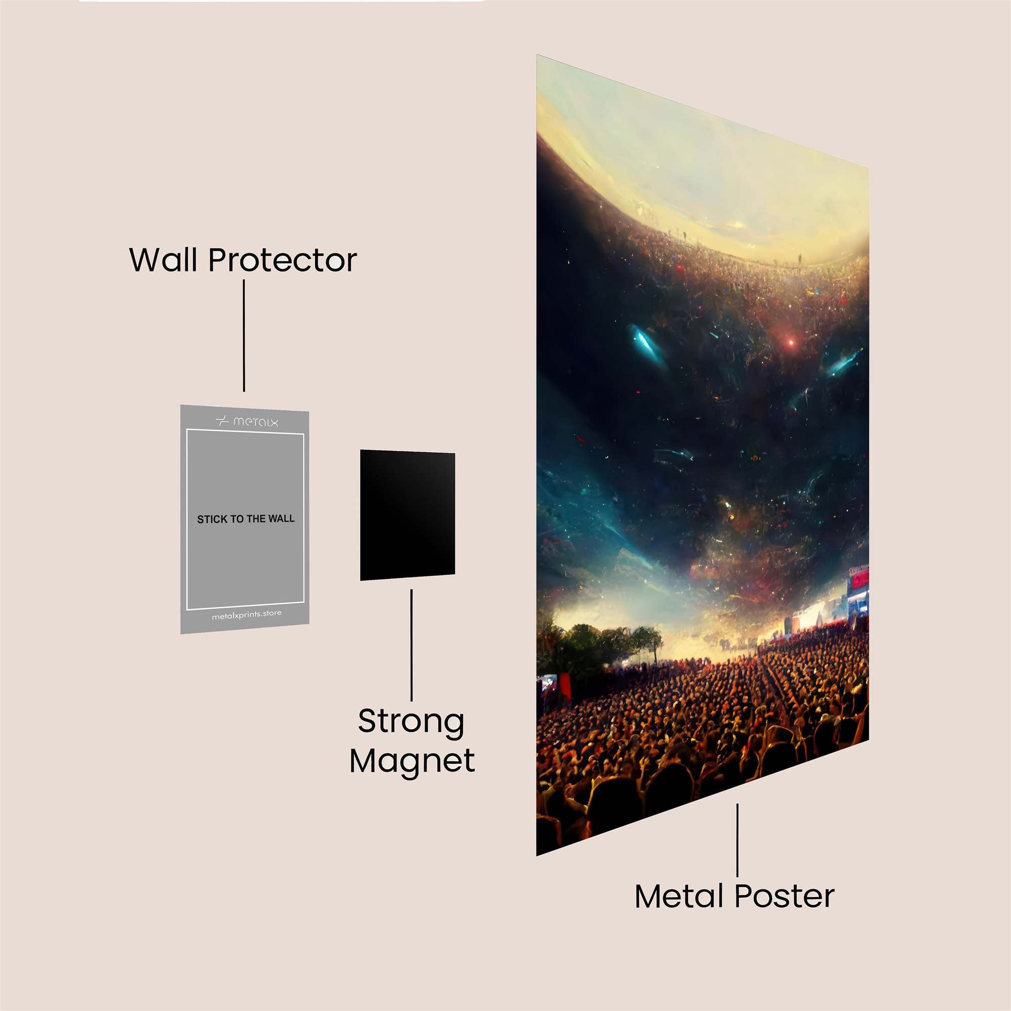 Concert Cosmic Safe Wall Magnetic / M
