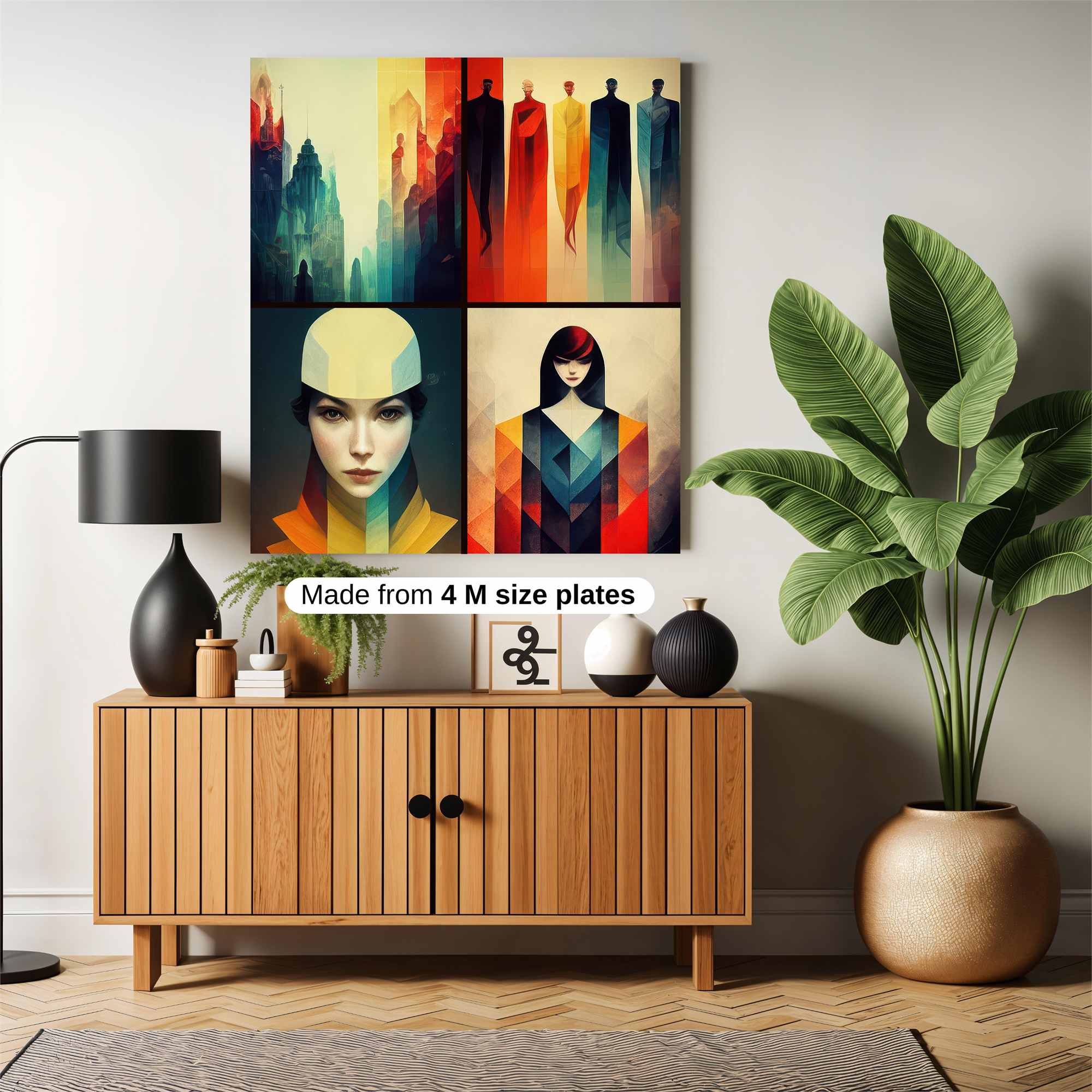Futuristic Elegance Safe Wall Magnetic / M