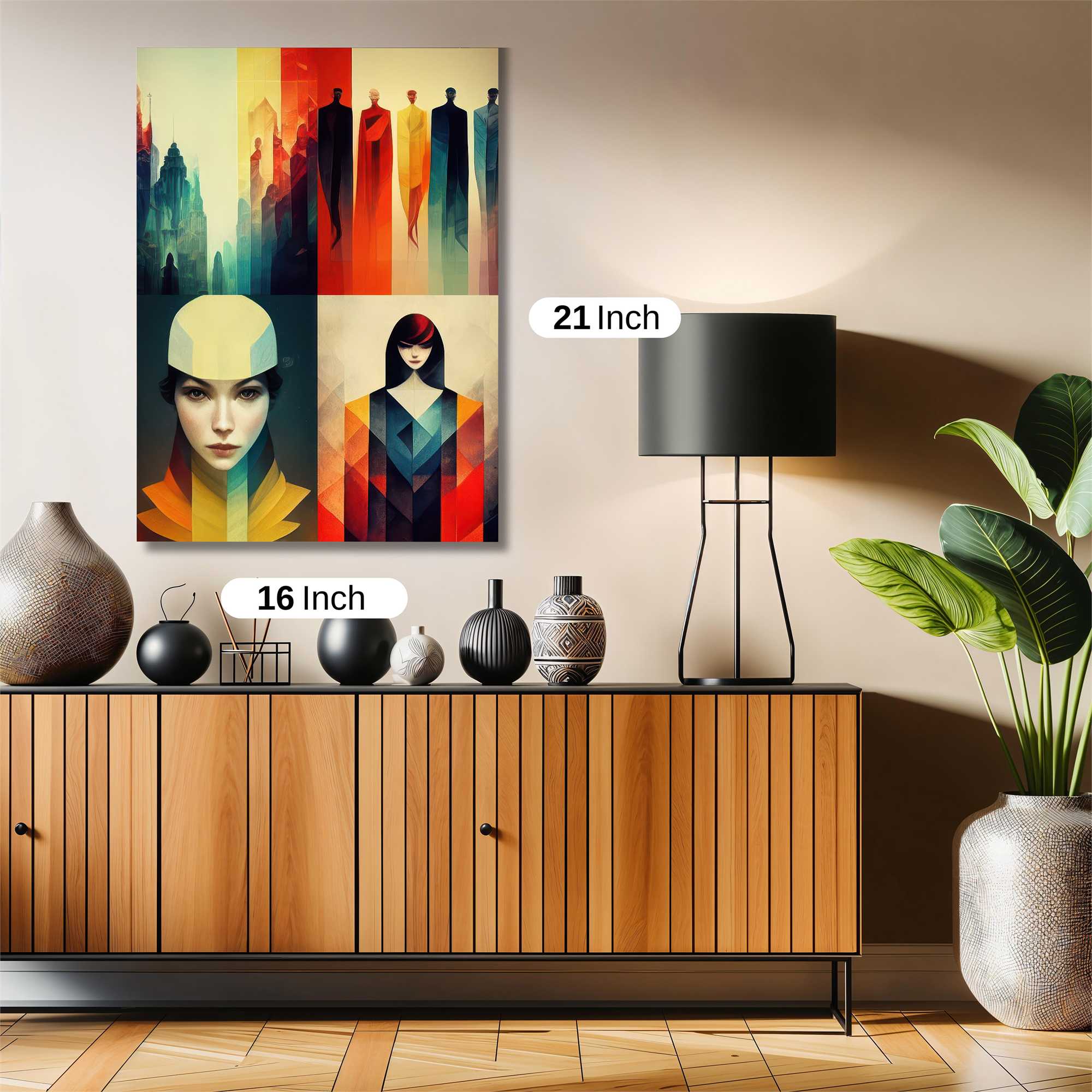 Futuristic Elegance Safe Wall Magnetic / M