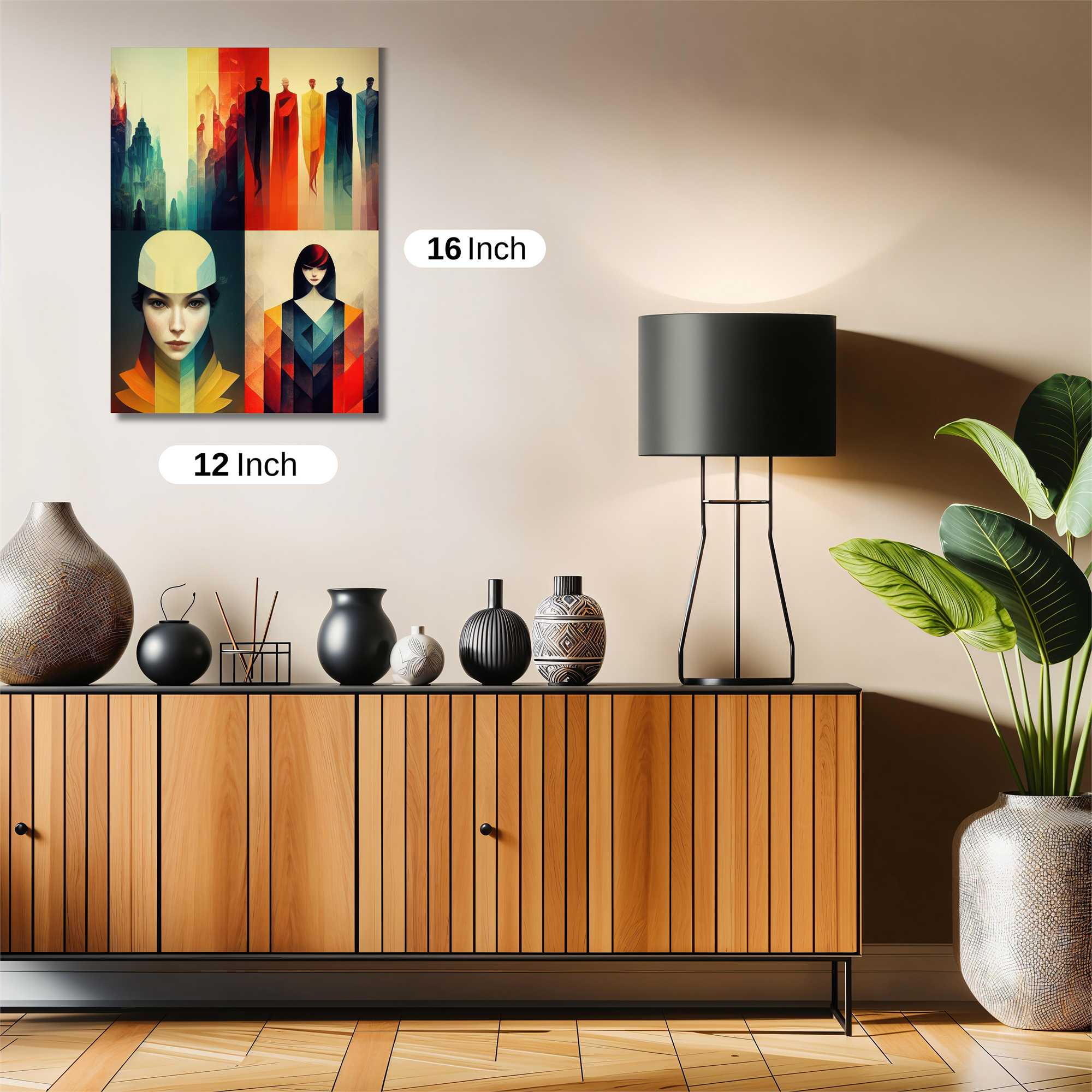 Futuristic Elegance Safe Wall Magnetic / M
