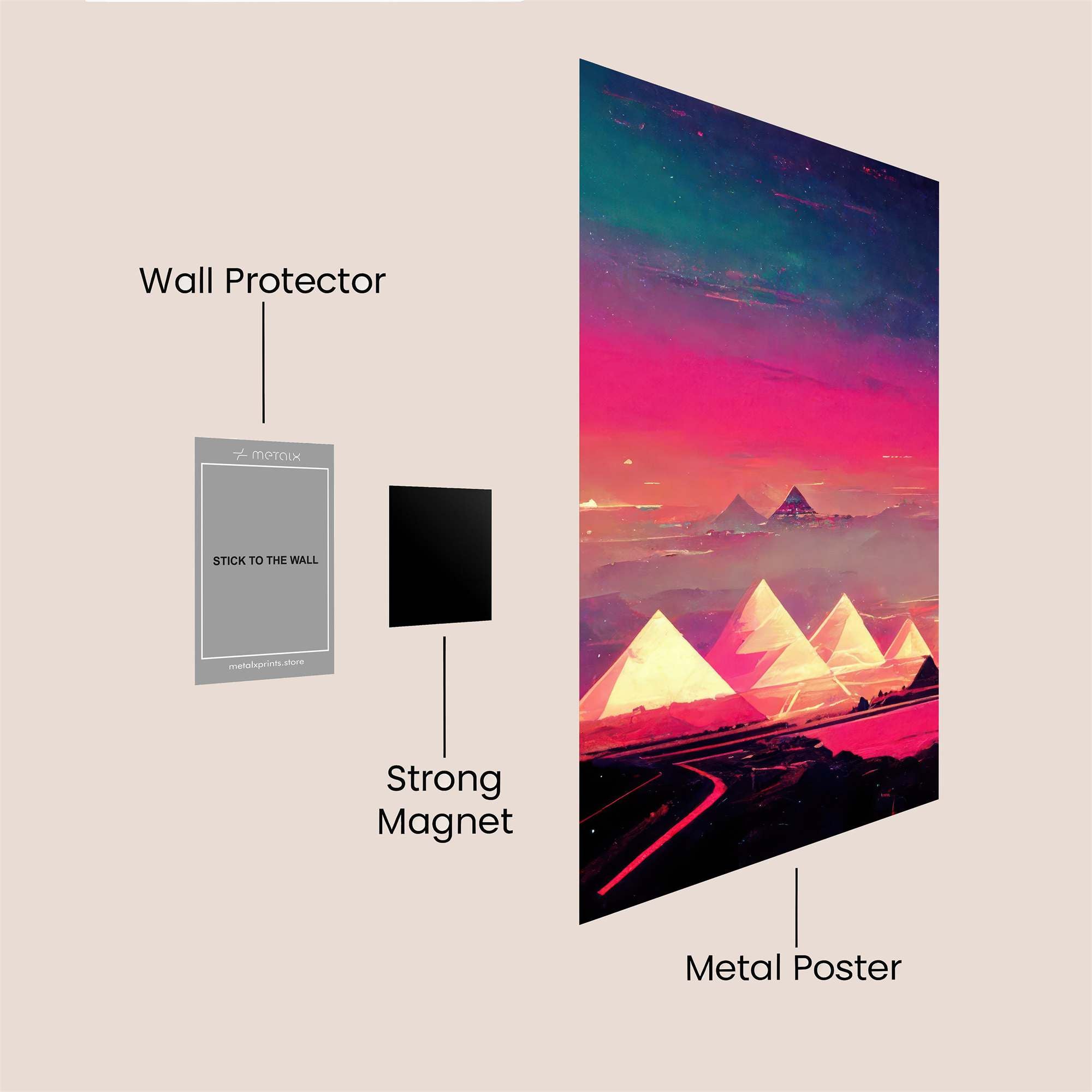 Pyramids Dream Safe Wall Magnetic / M