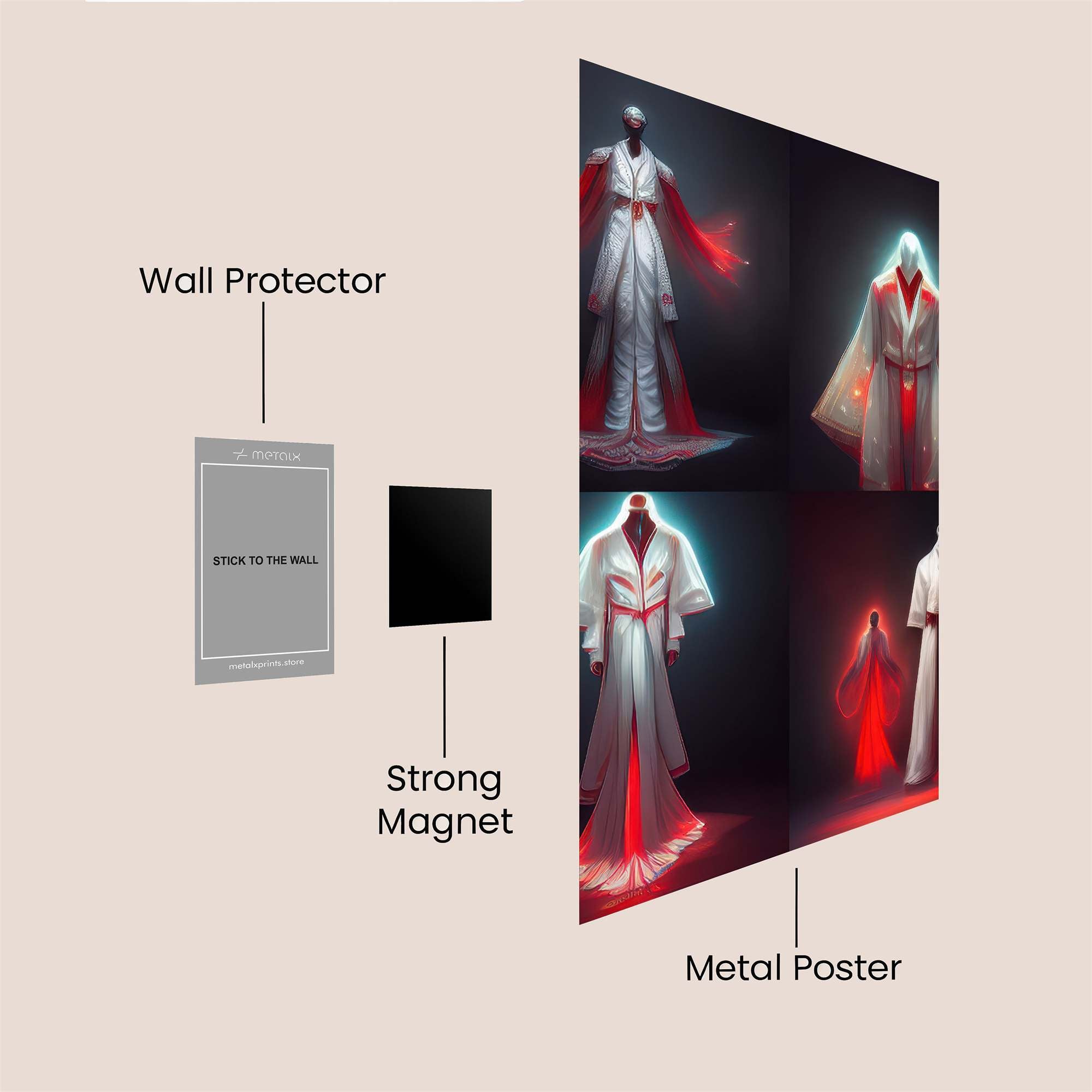 Celestial Aura Safe Wall Magnetic / M