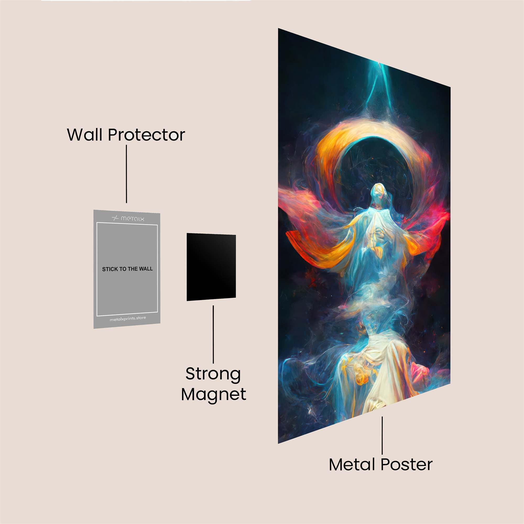 Cosmic Serenity Safe Wall Magnetic / M
