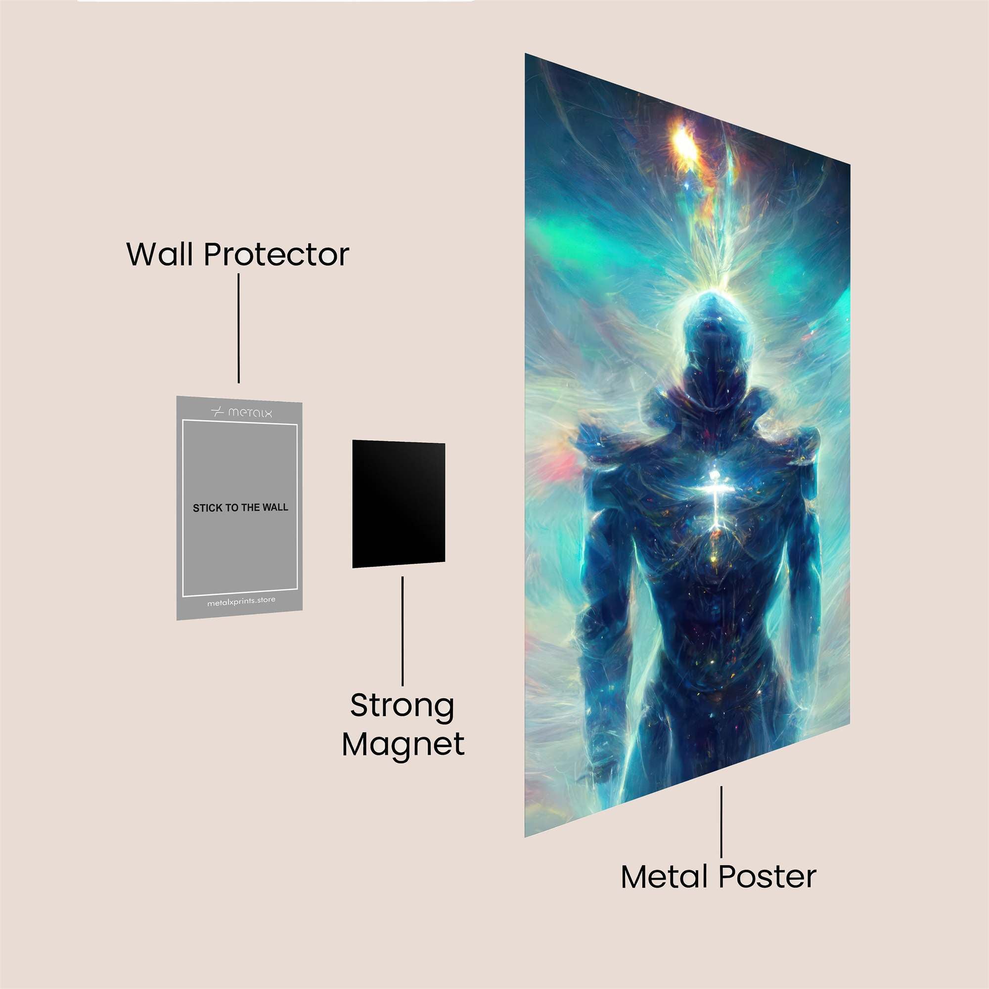 Cosmic Serenity Safe Wall Magnetic / M