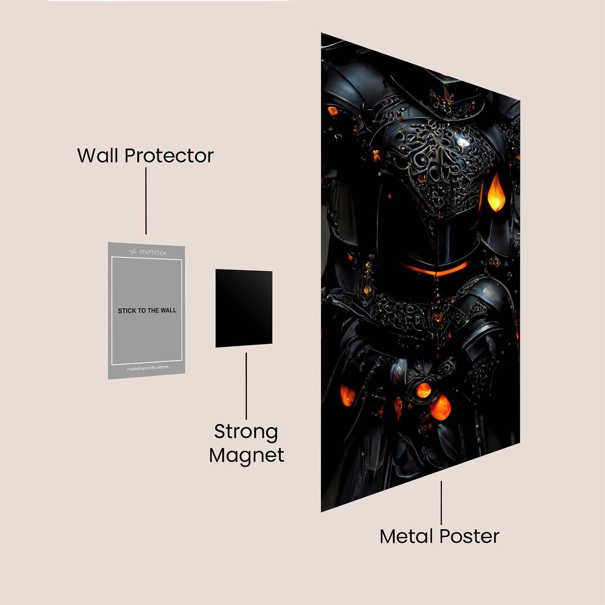 Knight Enigma Safe Wall Magnetic / M