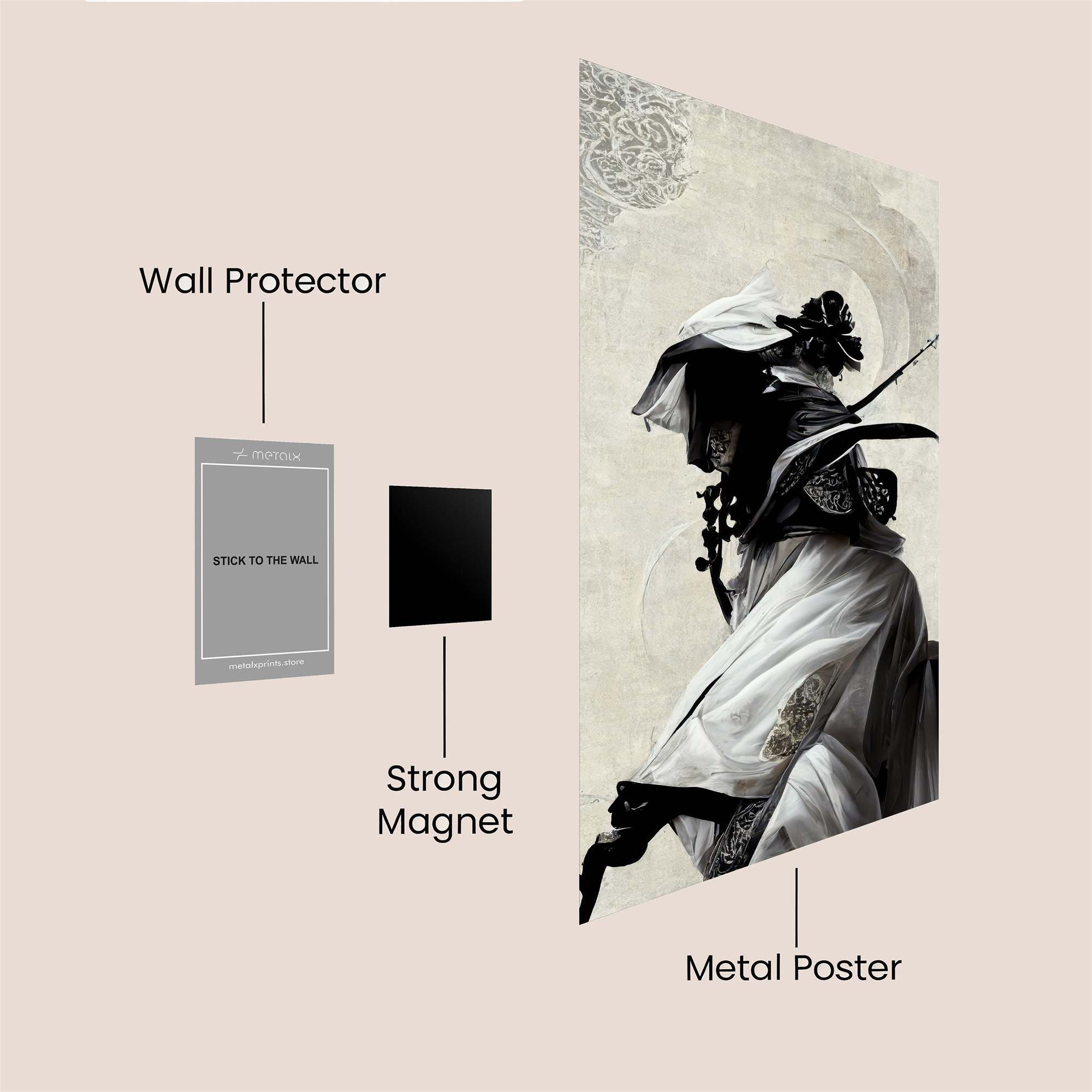 Samurai Serenity Safe Wall Magnetic / M
