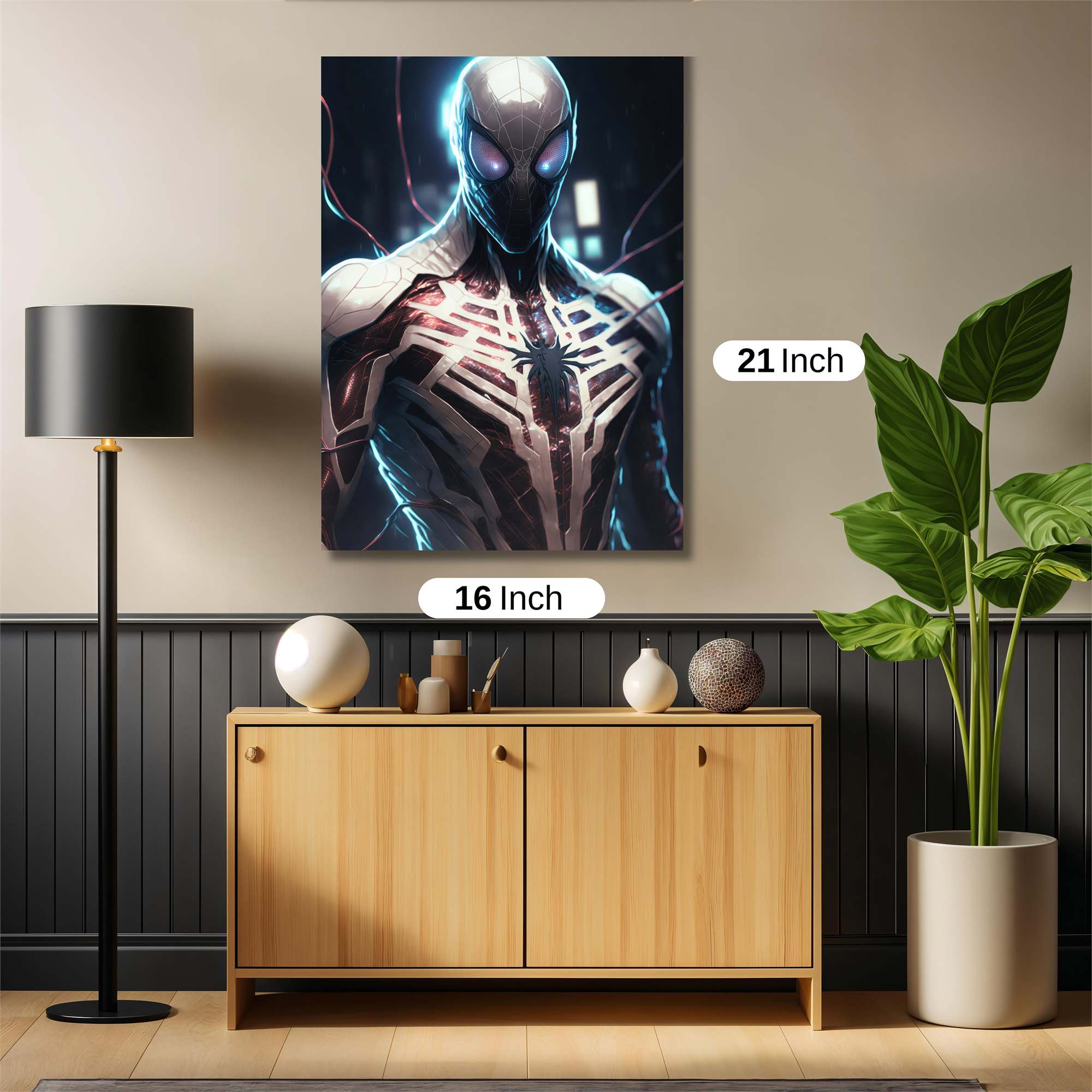 Spider Eerie Safe Wall Magnetic / M