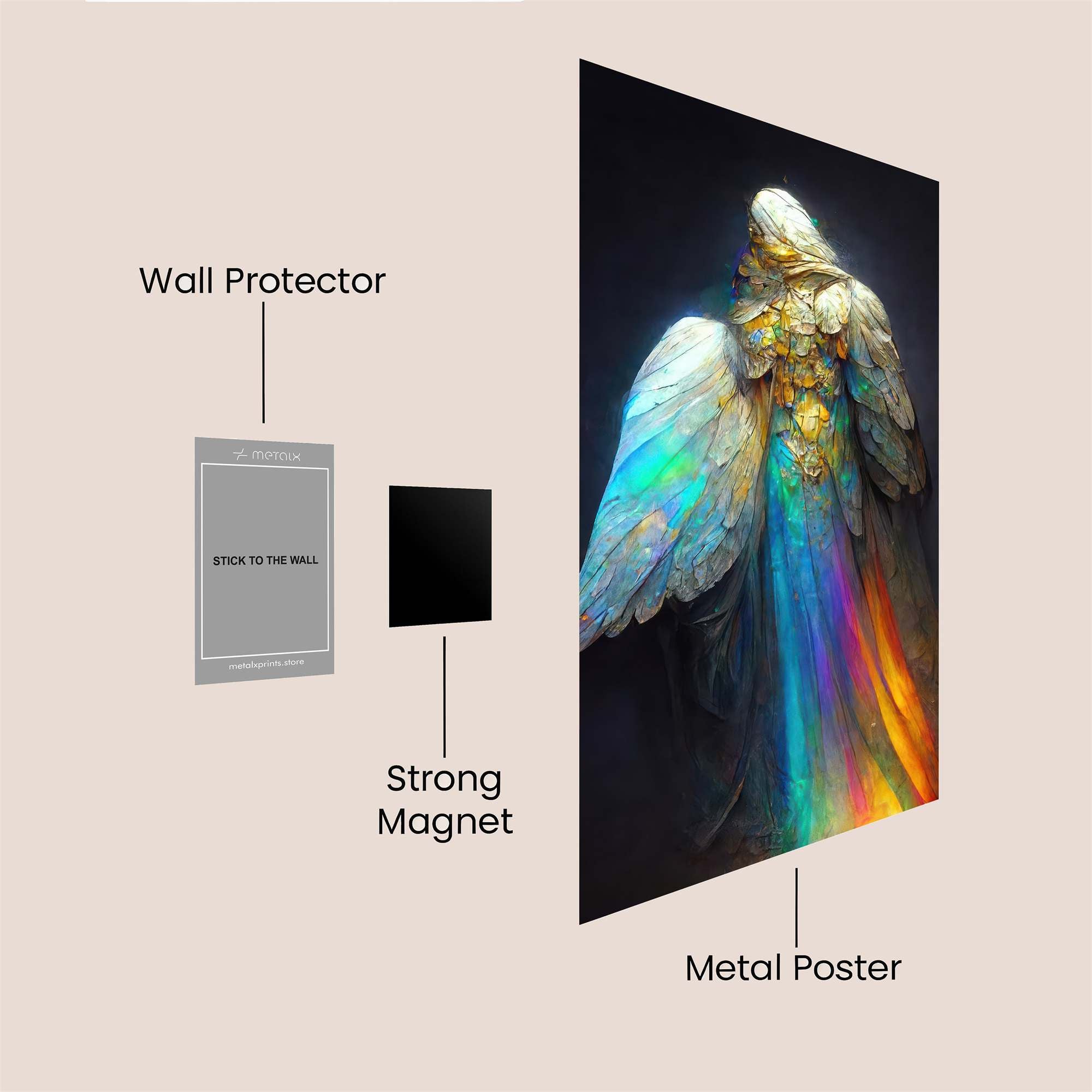 Angel Radiance Safe Wall Magnetic / M