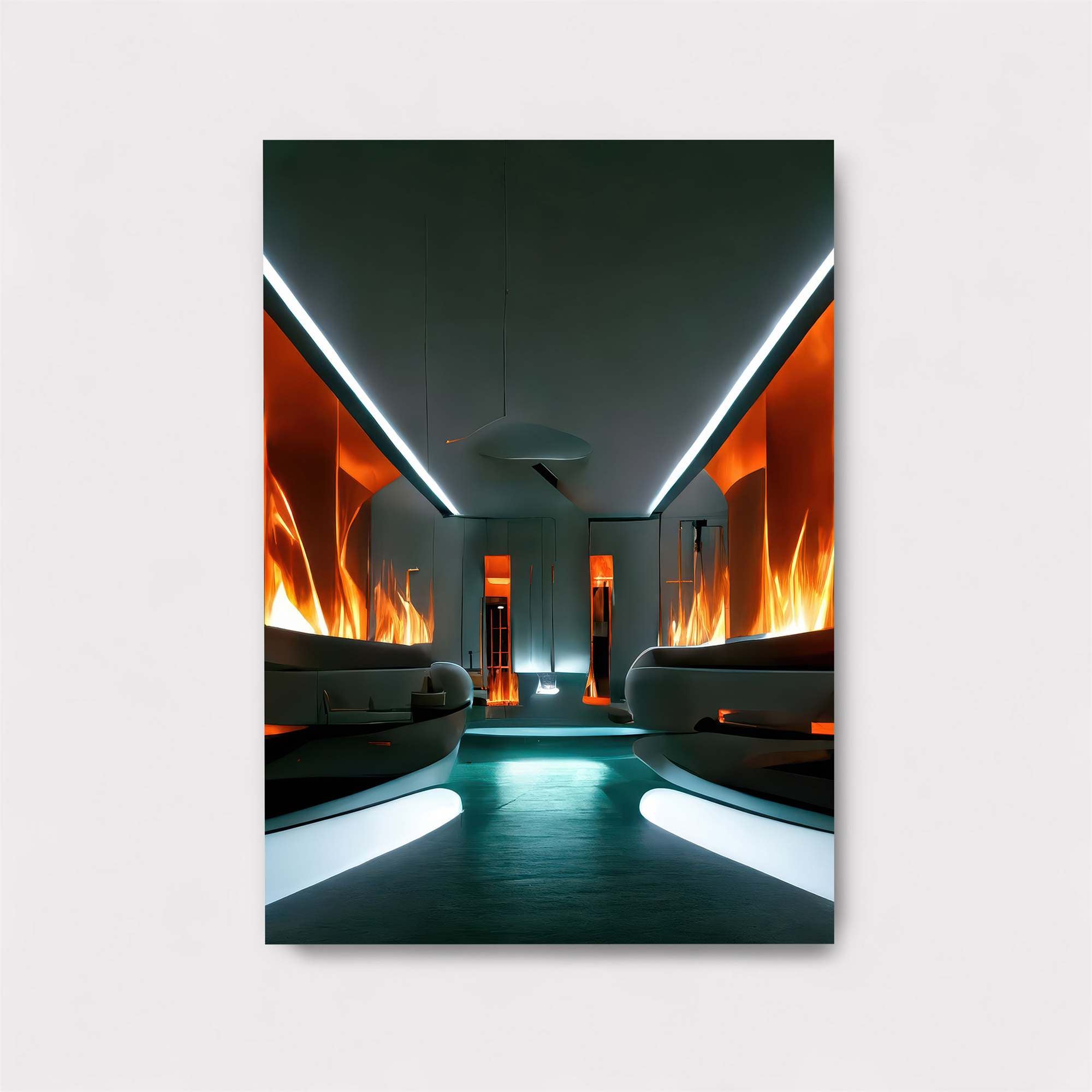 Flame Serenity Safe Wall Magnetic / M