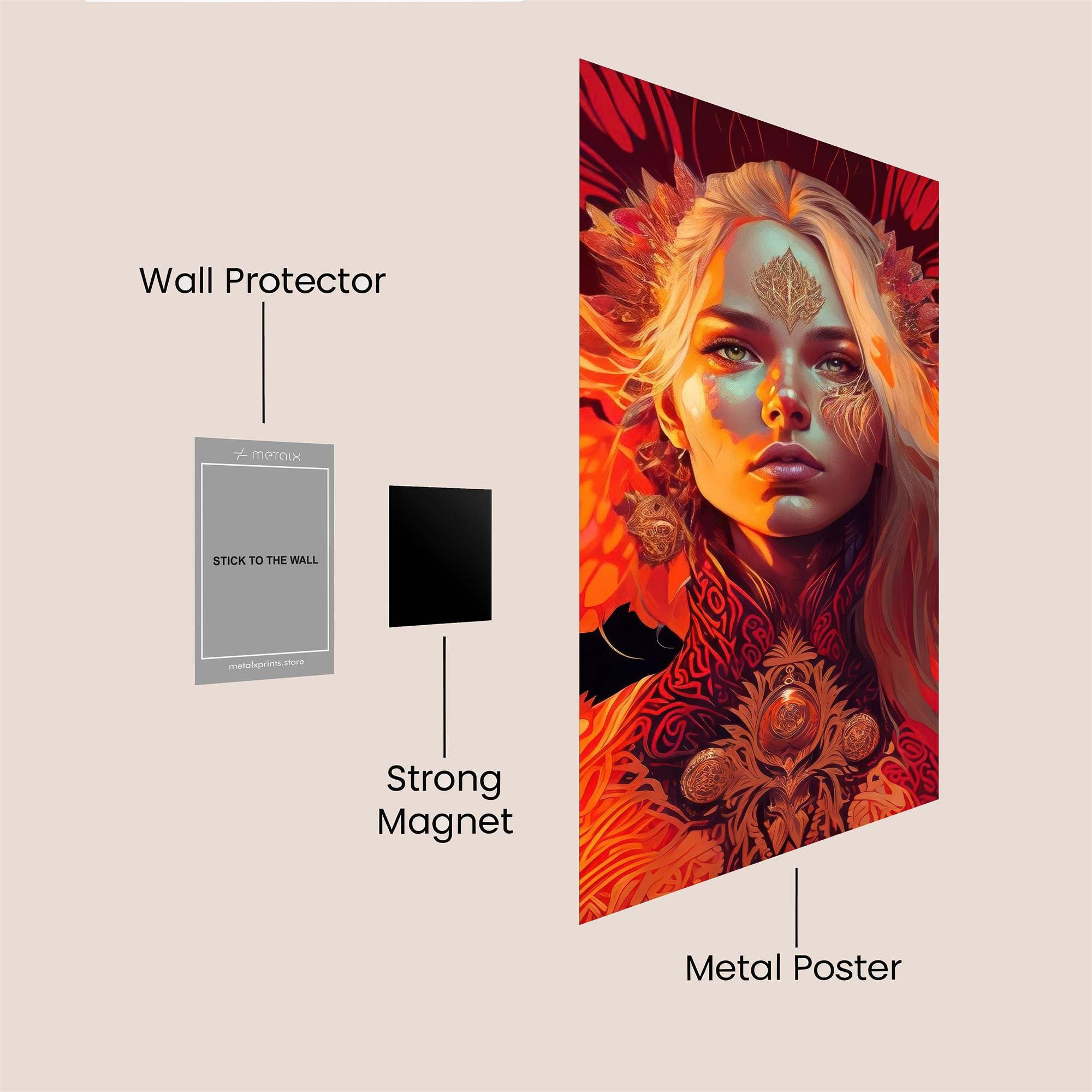 Phoenix Serenity Safe Wall Magnetic / M