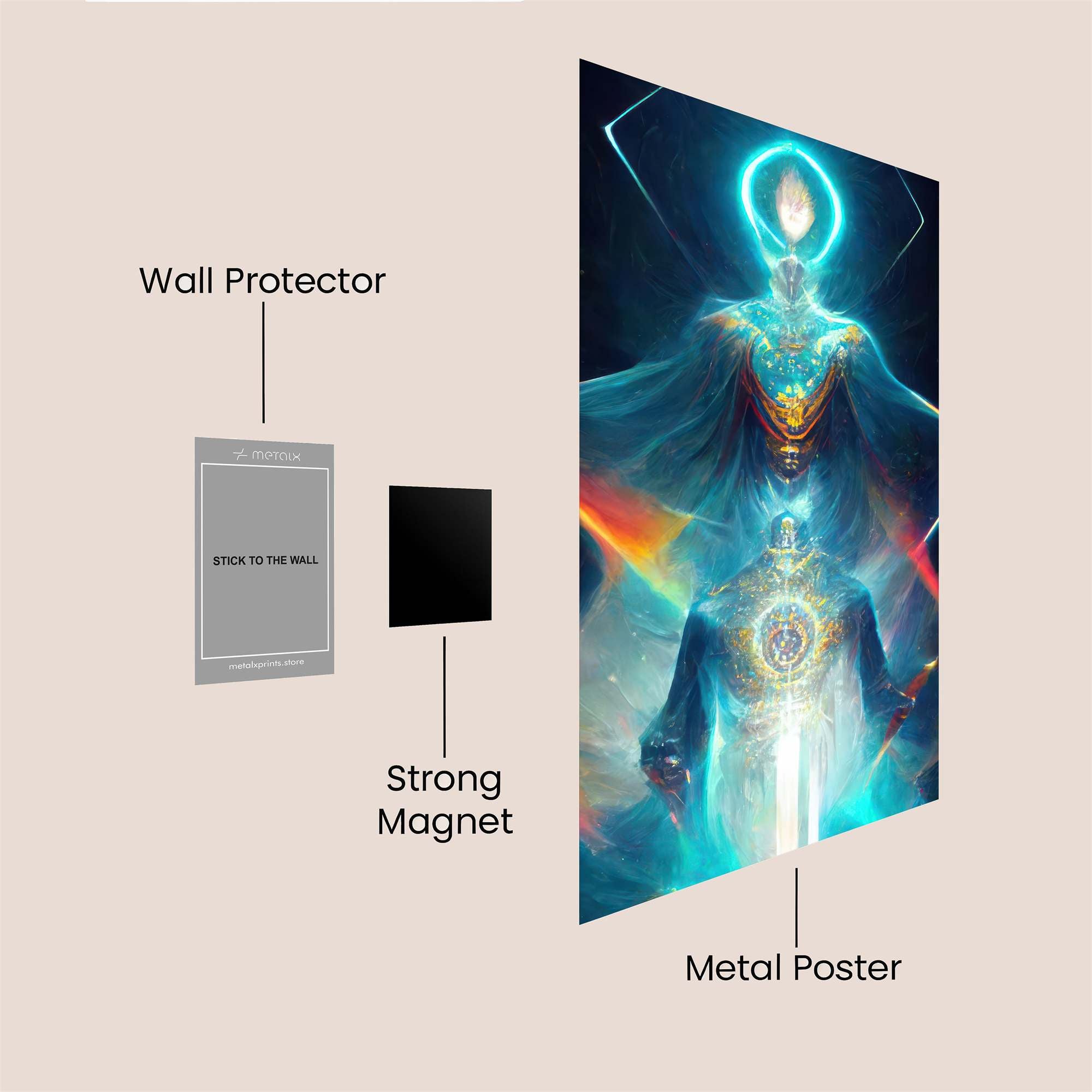 Divine Radiance Safe Wall Magnetic / M