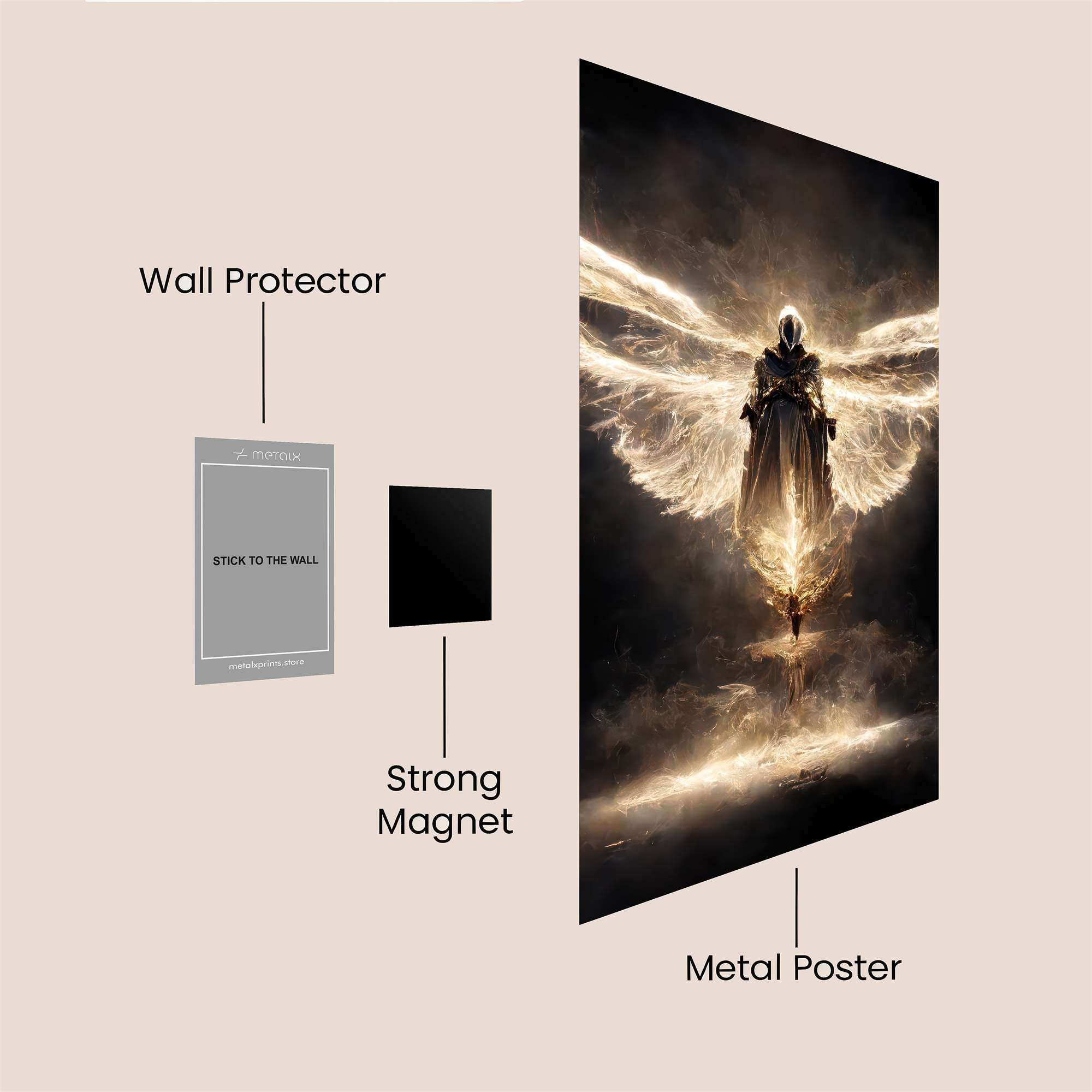 Angel Radiance Safe Wall Magnetic / M