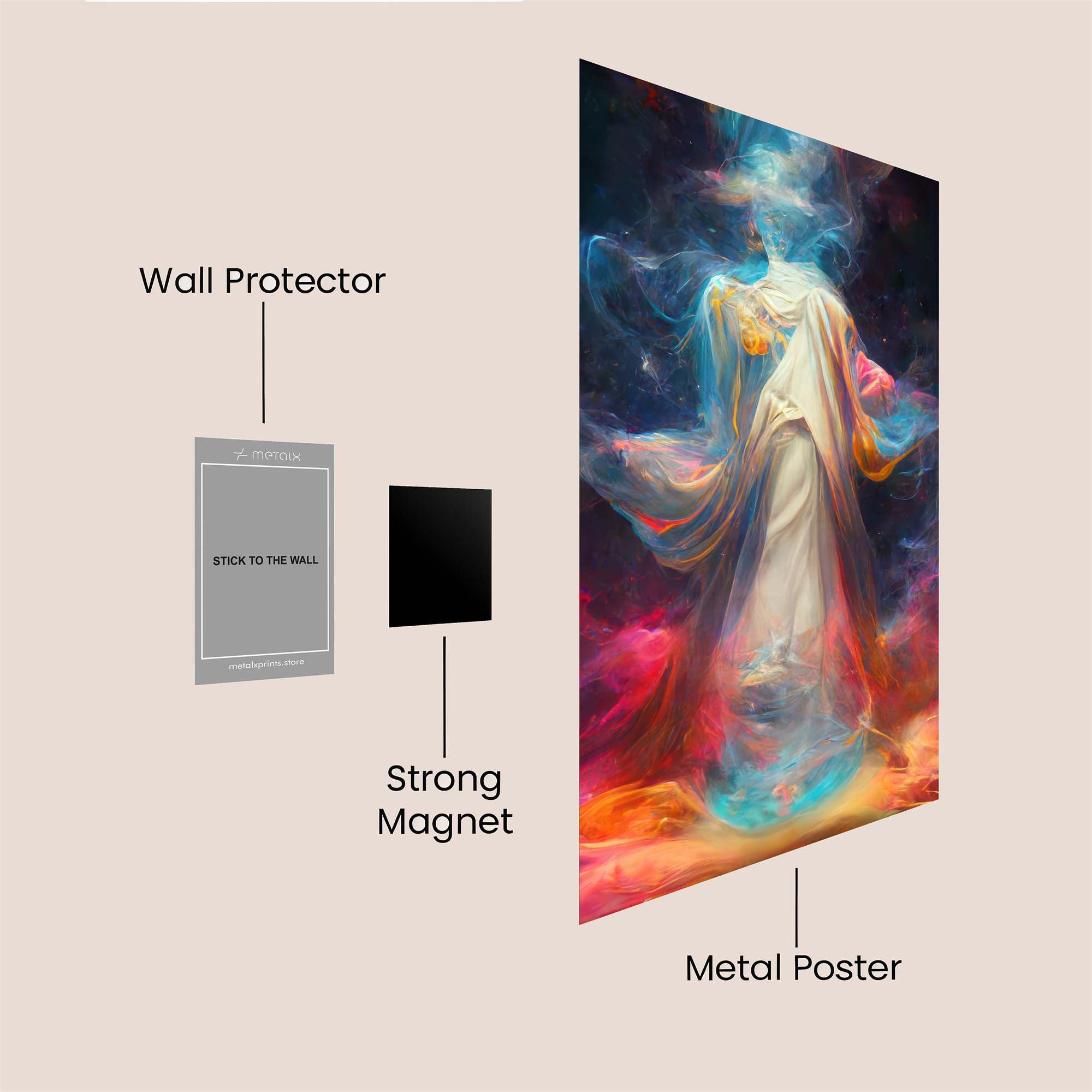 Aurora Dream Safe Wall Magnetic / M