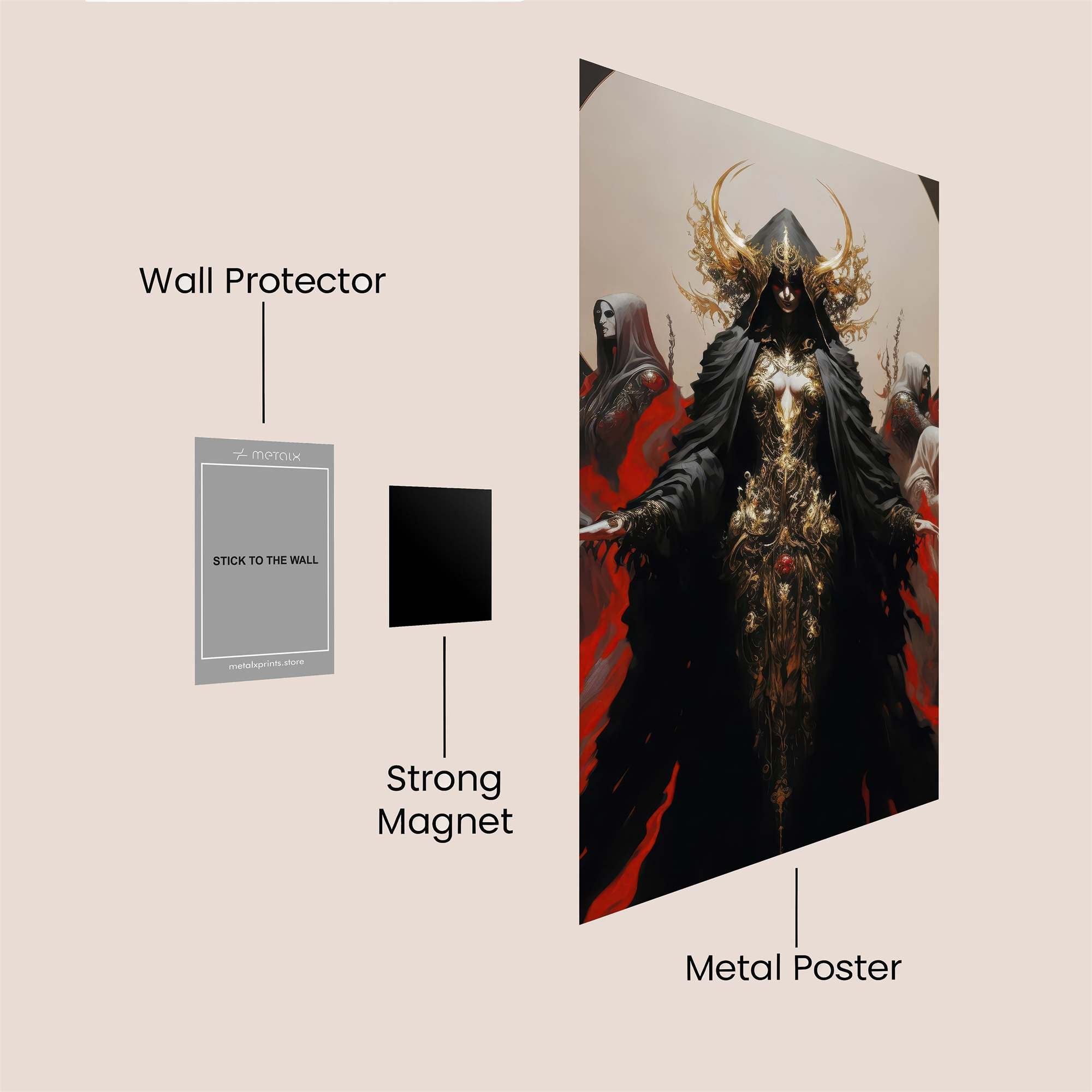 Hecate Enigmatic Safe Wall Magnetic / M