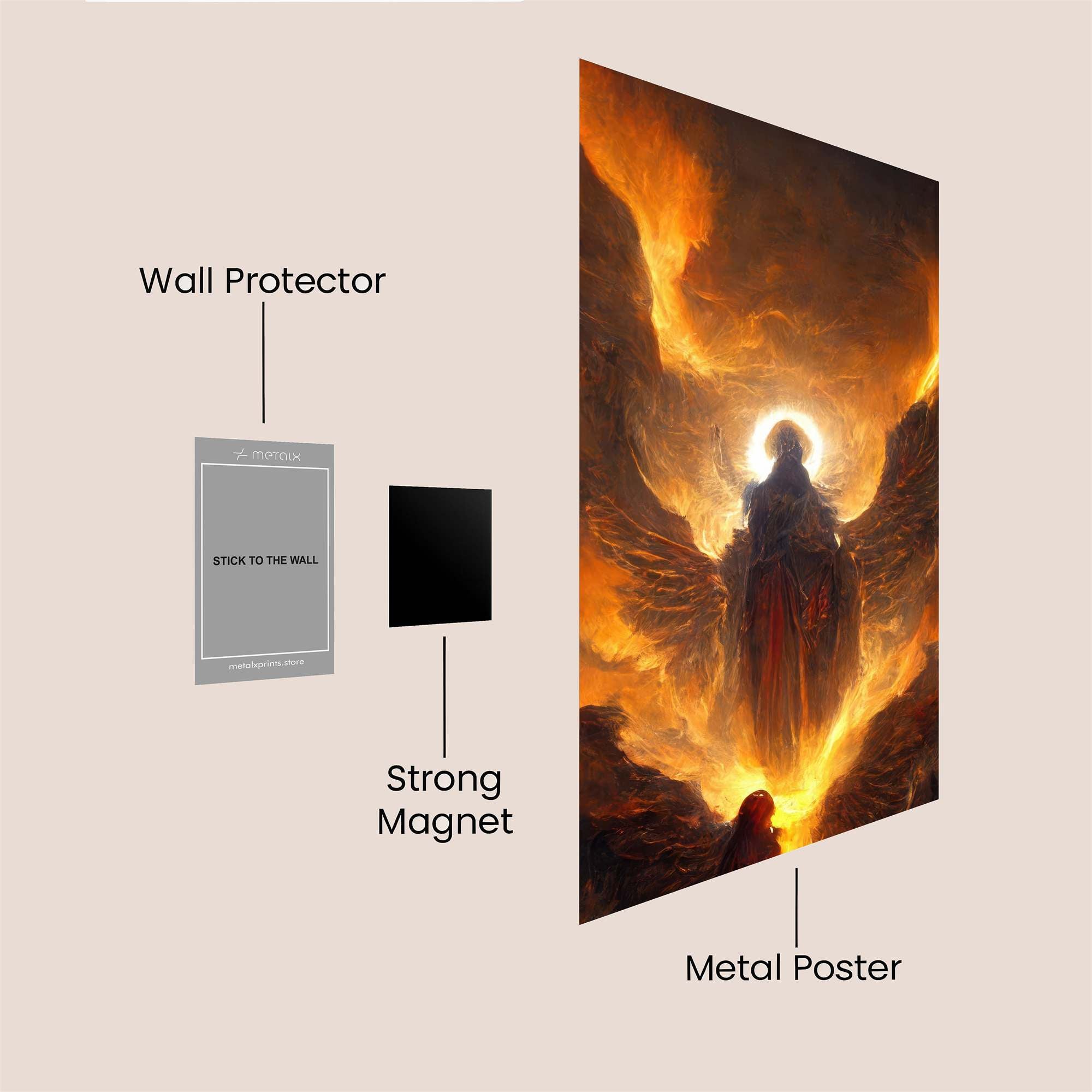 Angel Ascend Safe Wall Magnetic / M
