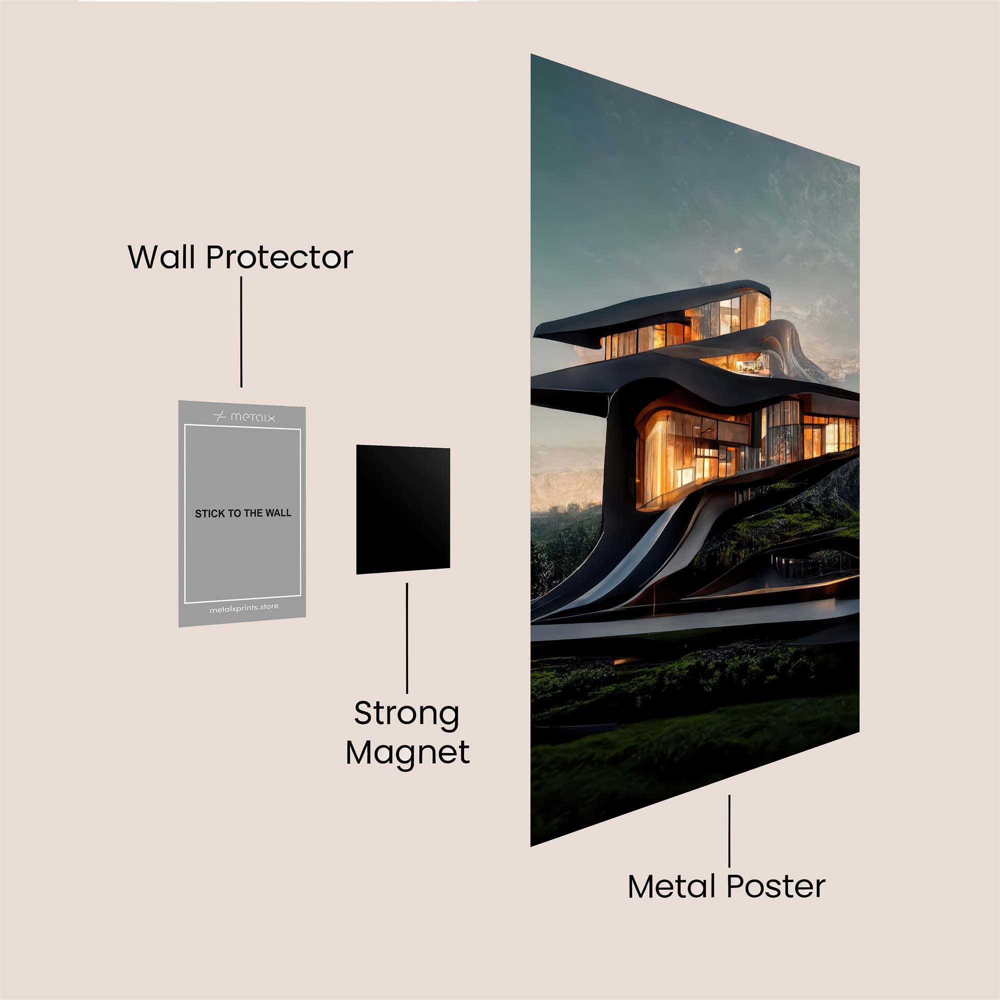 House Enigma Safe Wall Magnetic / M
