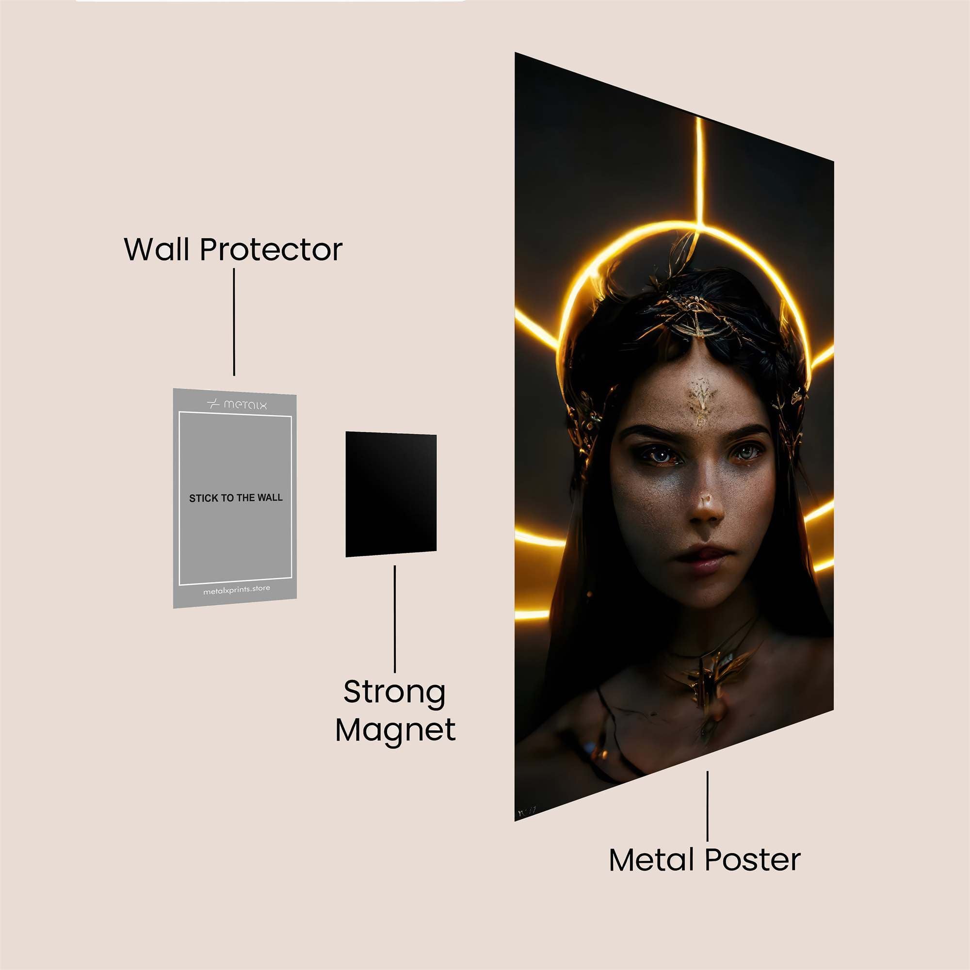Mystic Radiance Safe Wall Magnetic / M