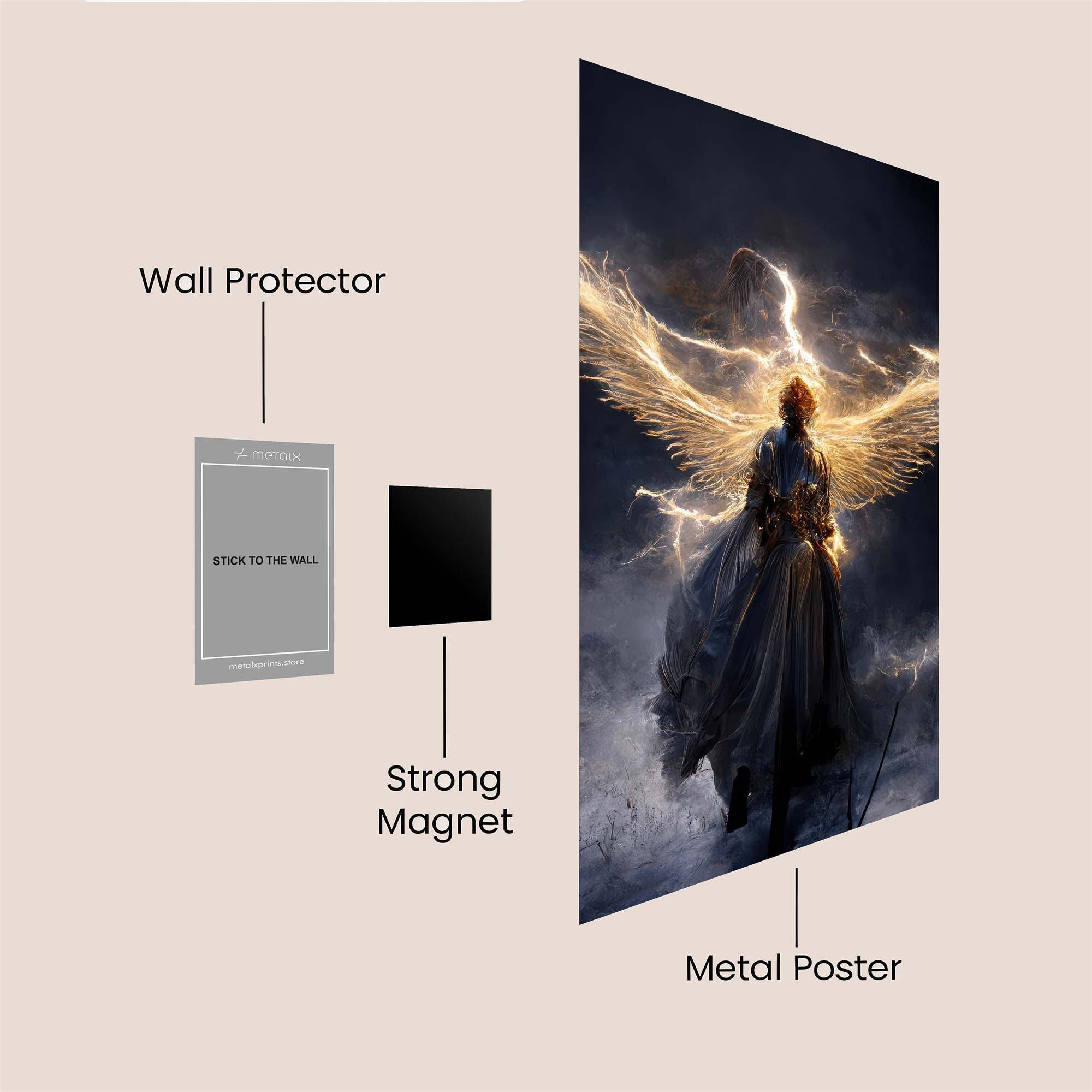 Angel Tempest Safe Wall Magnetic / M