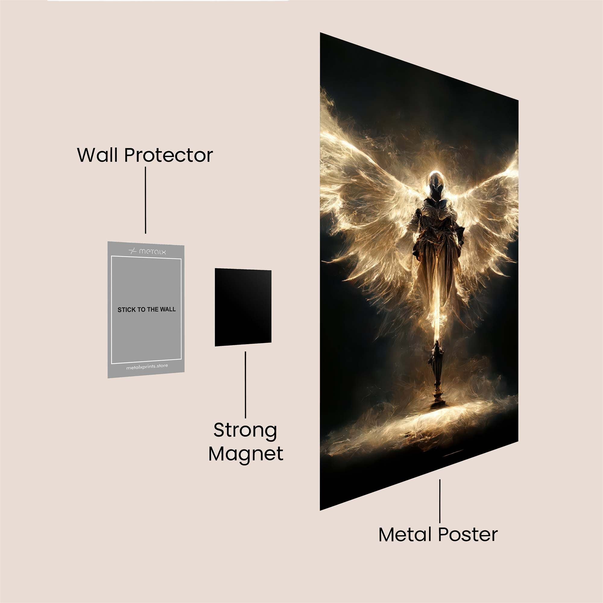 Divine Radiance Safe Wall Magnetic / M