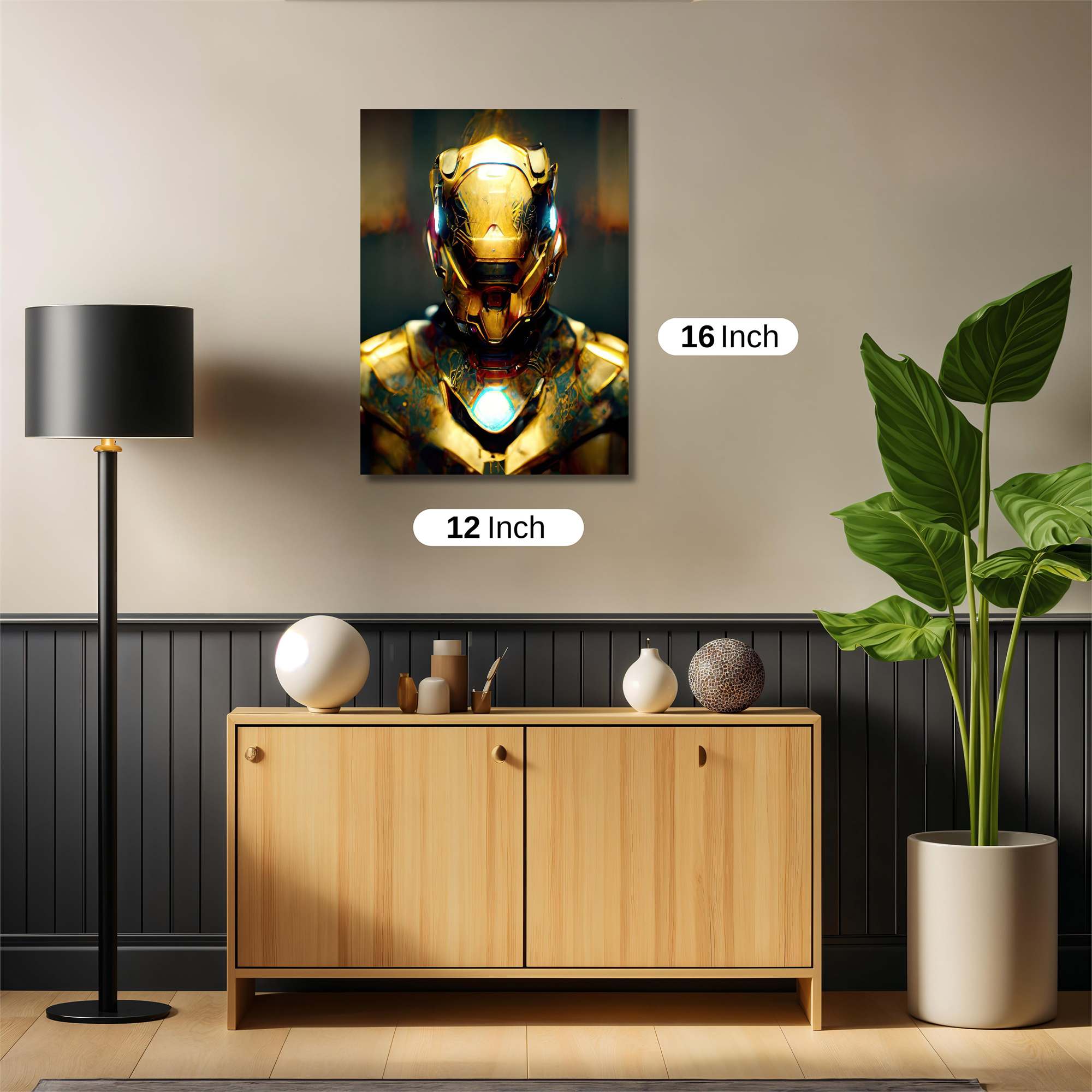 Golden Sentinel Safe Wall Magnetic / M