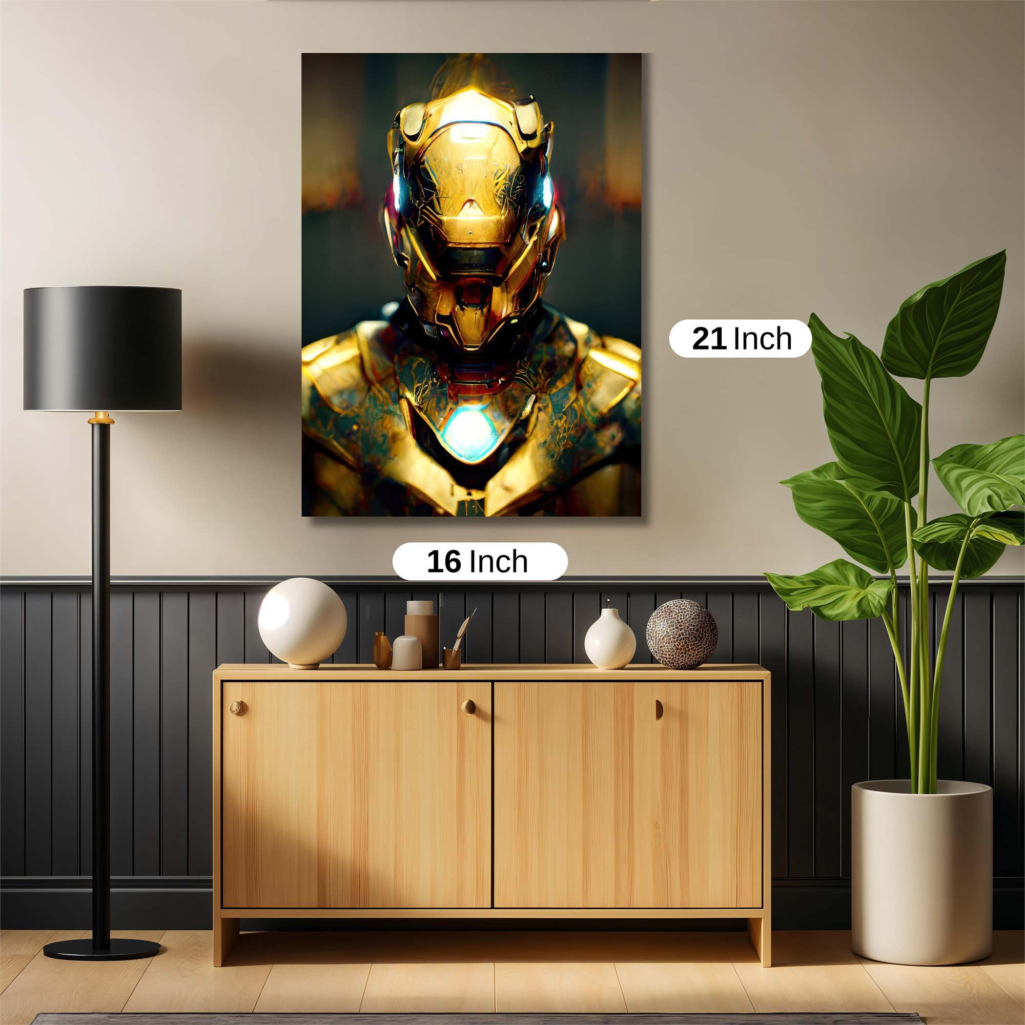 Golden Sentinel Safe Wall Magnetic / M