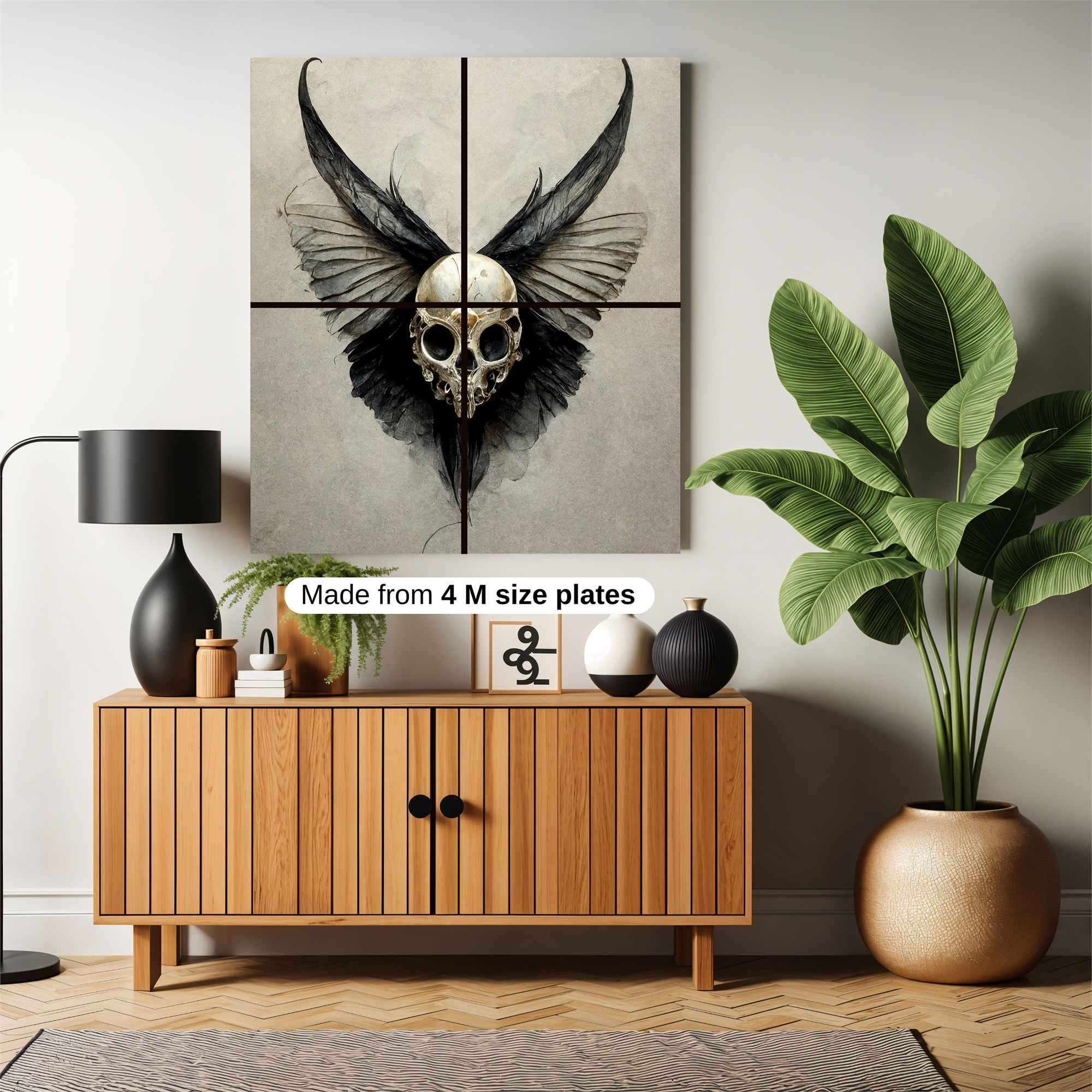 Skull Whisper Safe Wall Magnetic / M