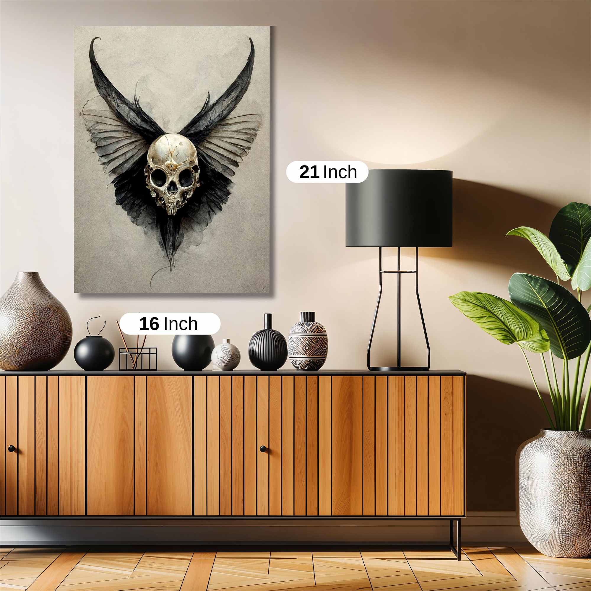 Skull Whisper Safe Wall Magnetic / M