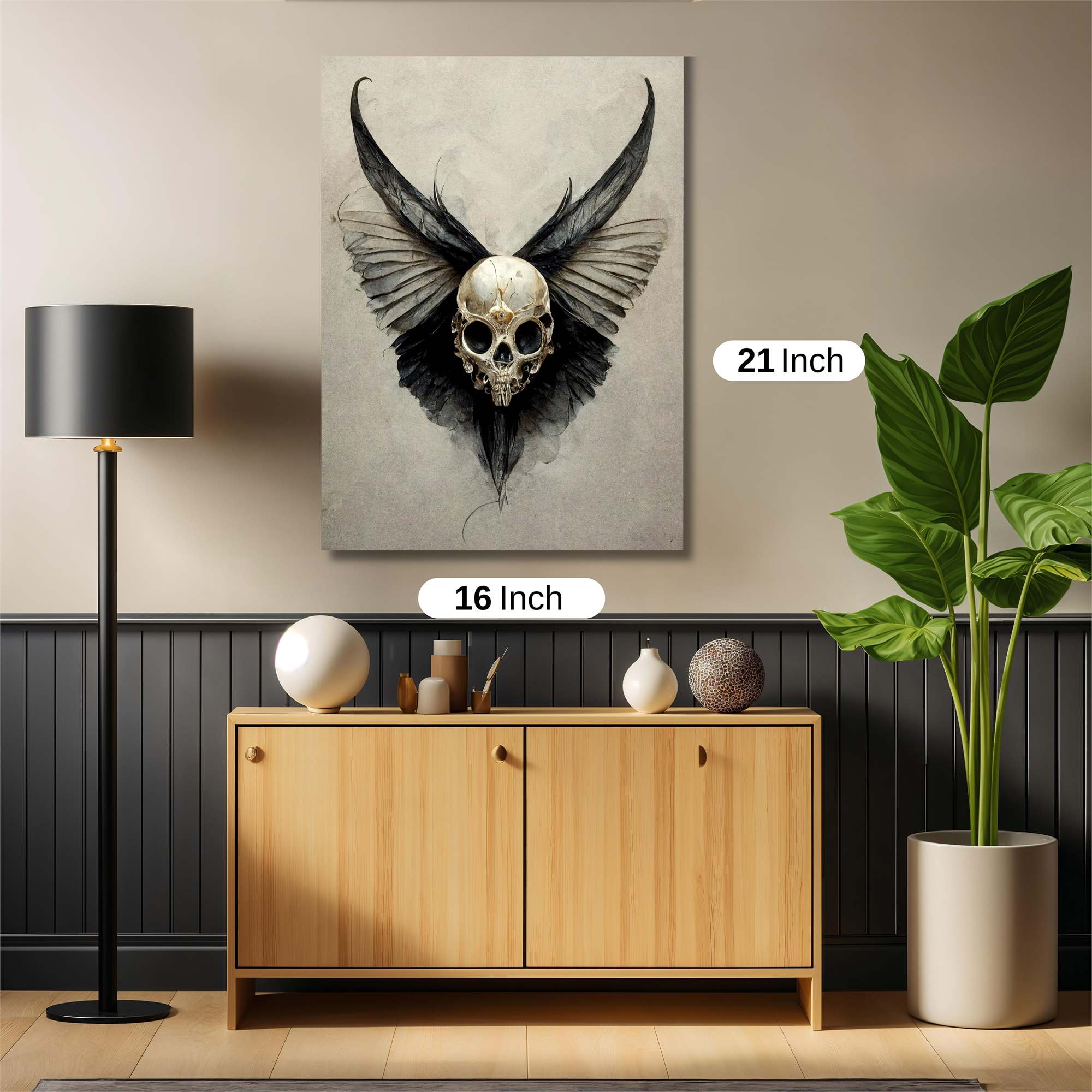Skull Whisper Safe Wall Magnetic / M