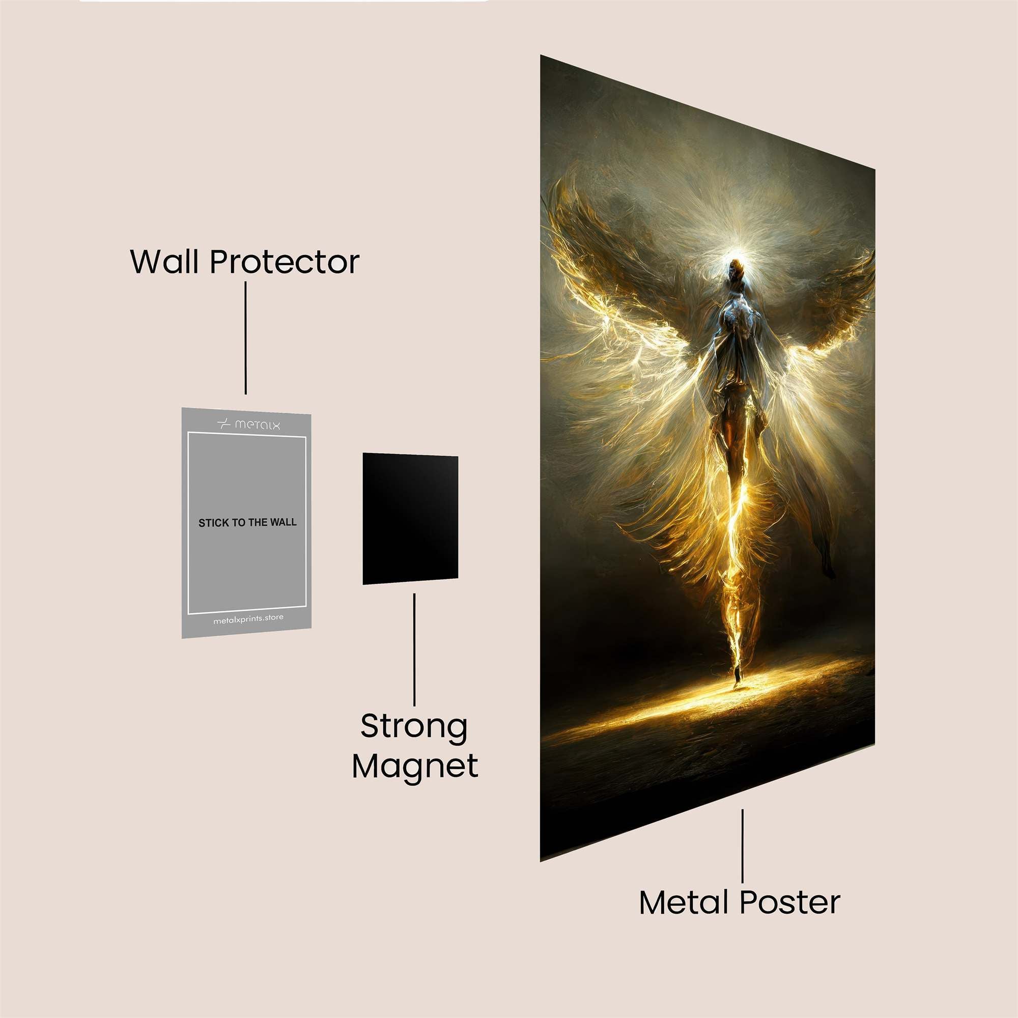 Angel Ascend Safe Wall Magnetic / M