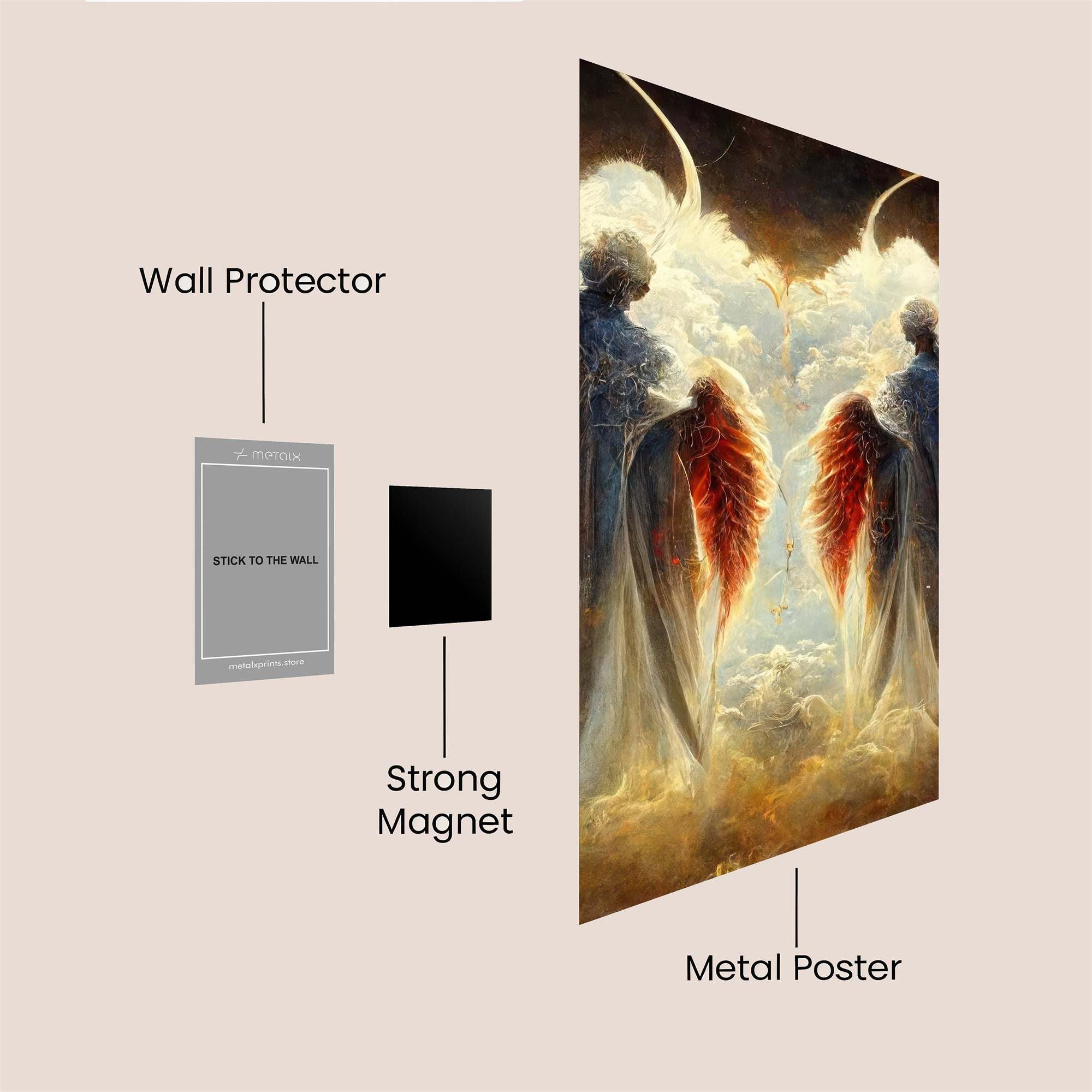 Angels Whisper Safe Wall Magnetic / M