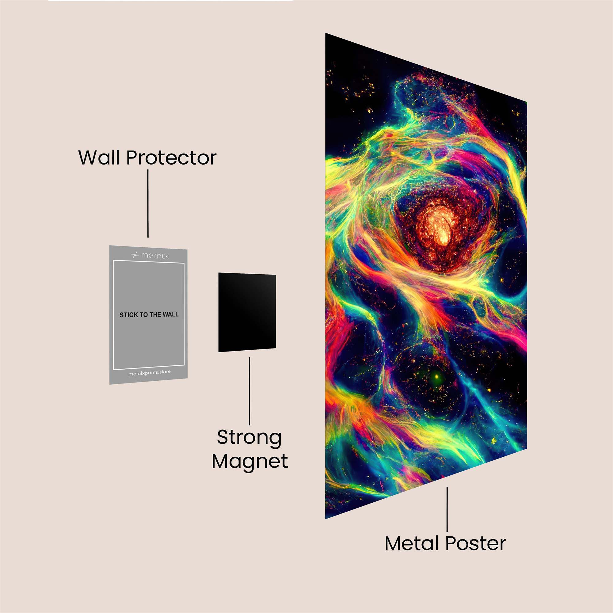 Nebula Whimsy Safe Wall Magnetic / M
