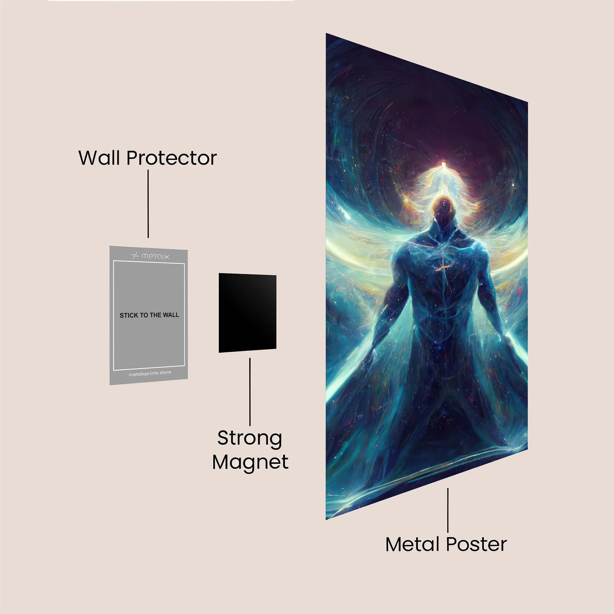 Cosmic Serenity Safe Wall Magnetic / M