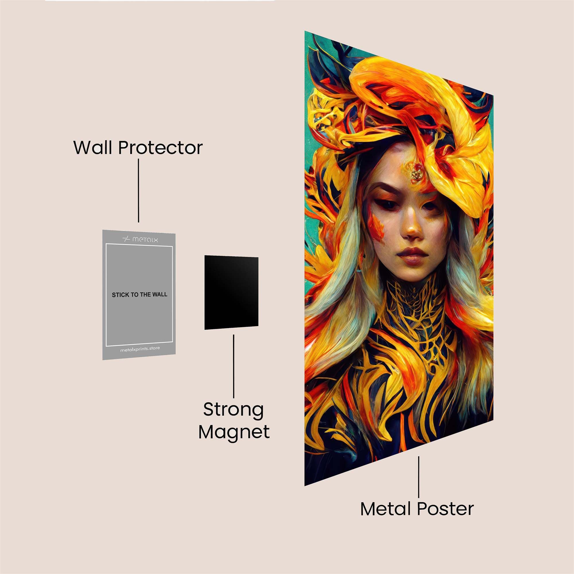 Phoenix Radiant Safe Wall Magnetic / M