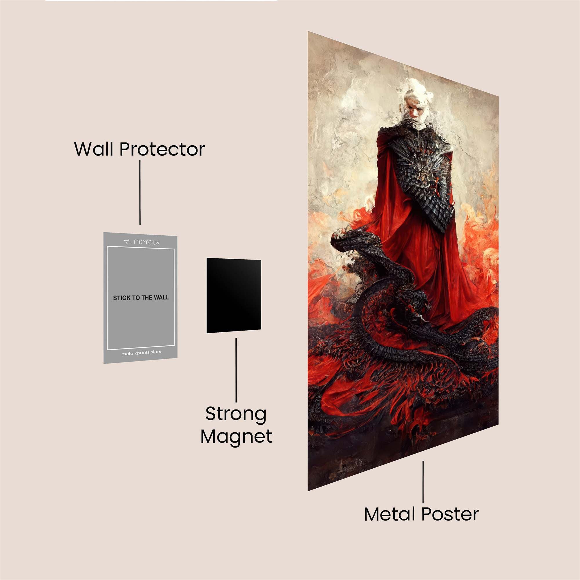 Daemon Enflamed Safe Wall Magnetic / M