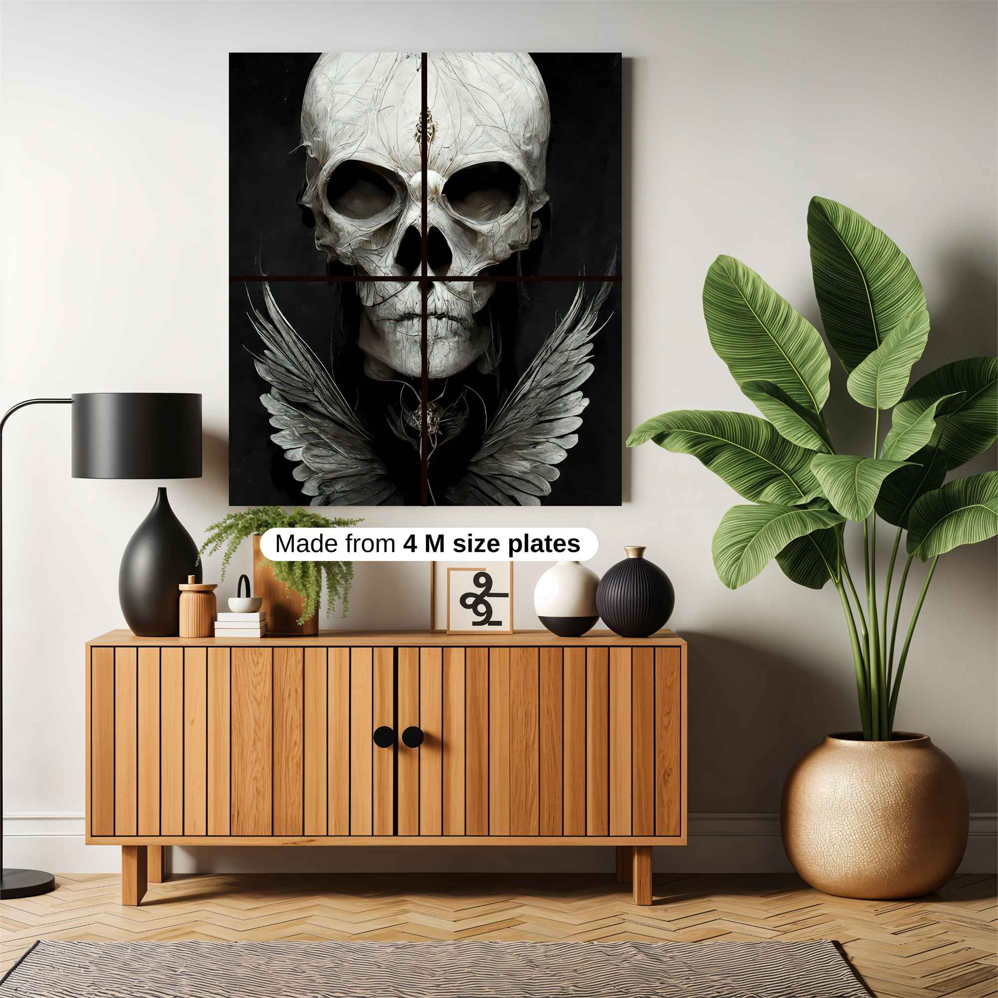 Skull Serenity Safe Wall Magnetic / M