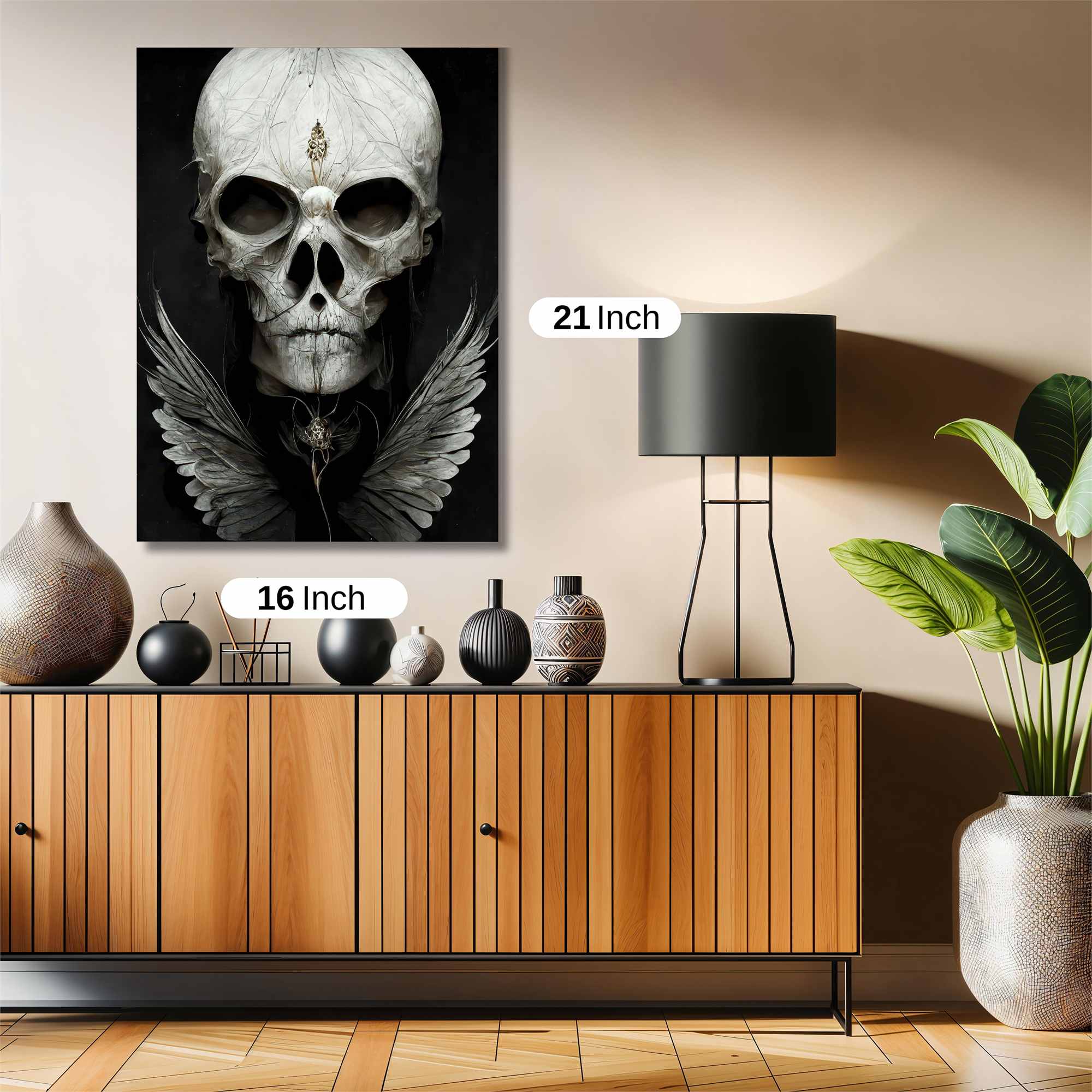 Skull Serenity Safe Wall Magnetic / M