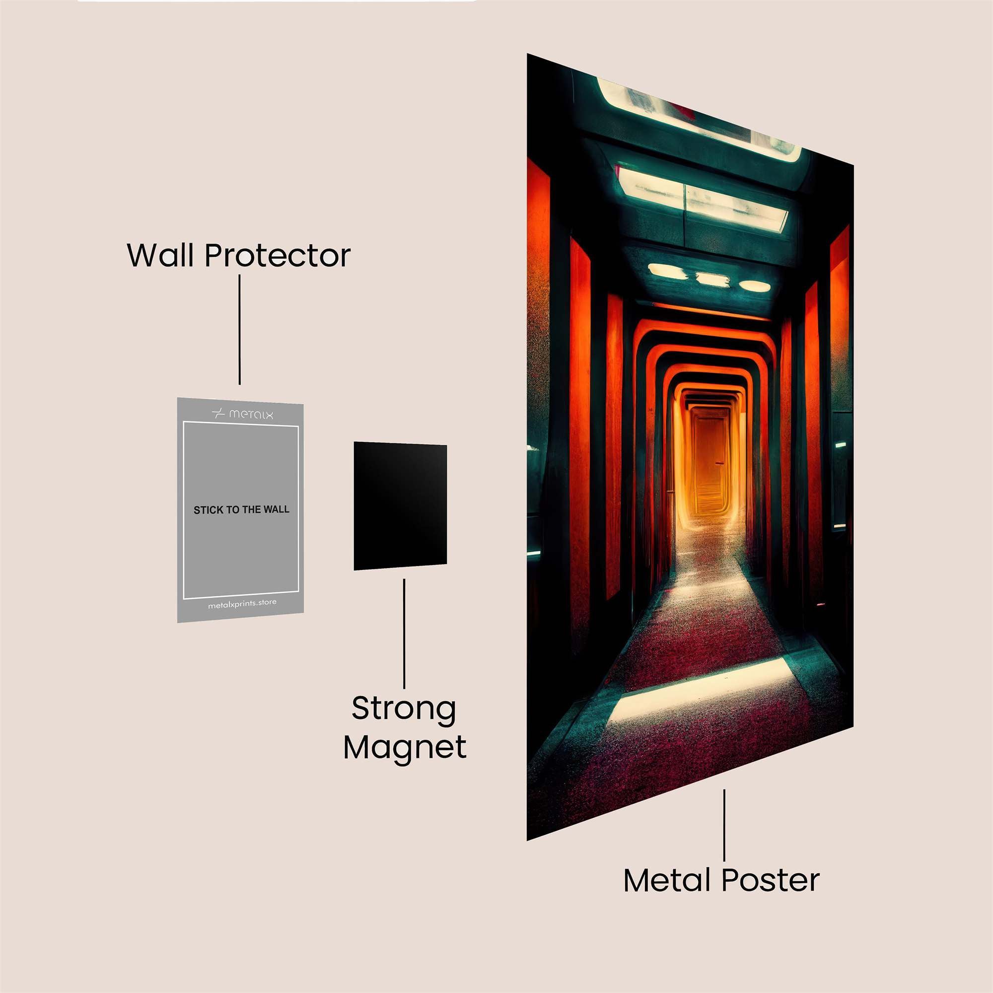 Corridor Mystery Safe Wall Magnetic / M