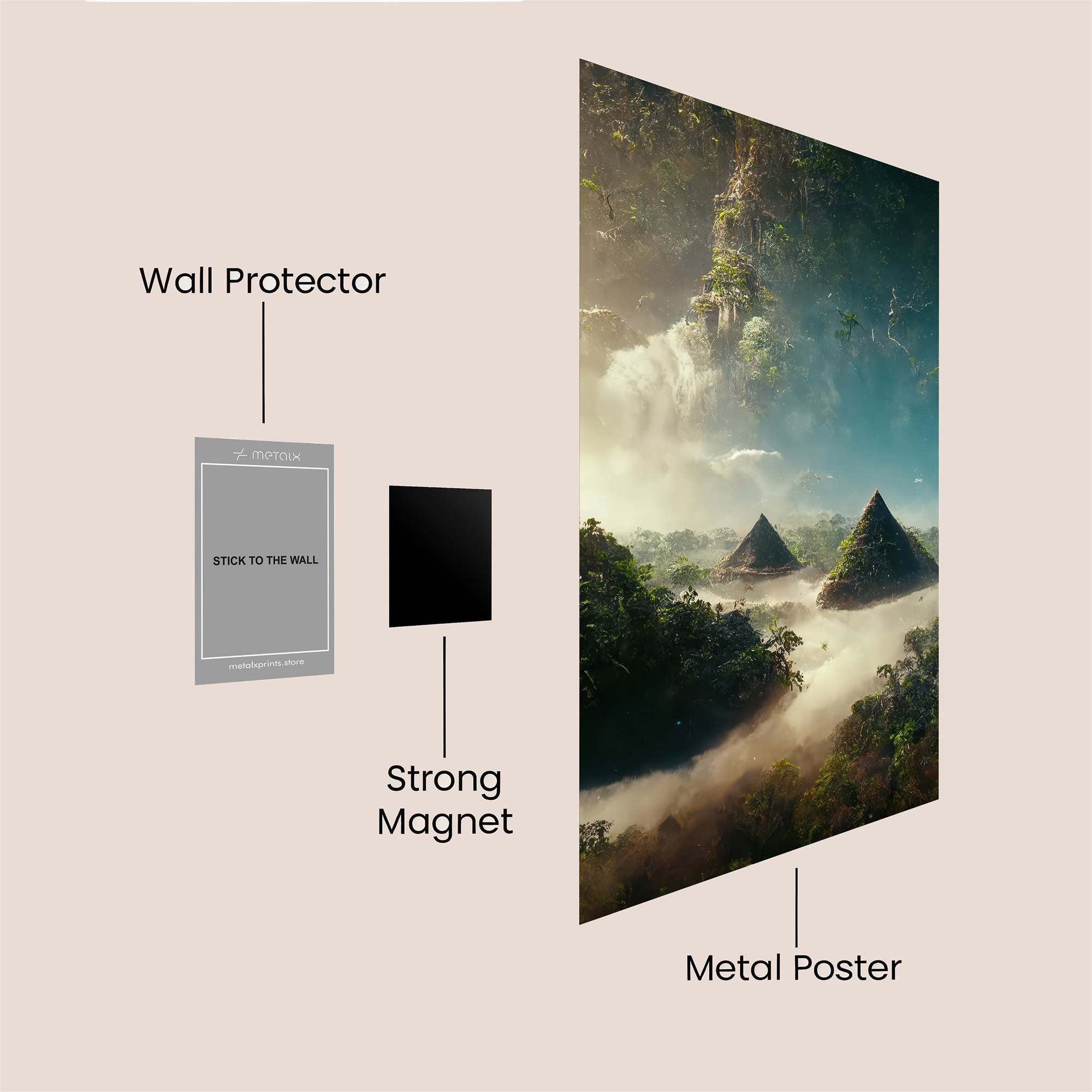 Jungle Serenity Safe Wall Magnetic / M