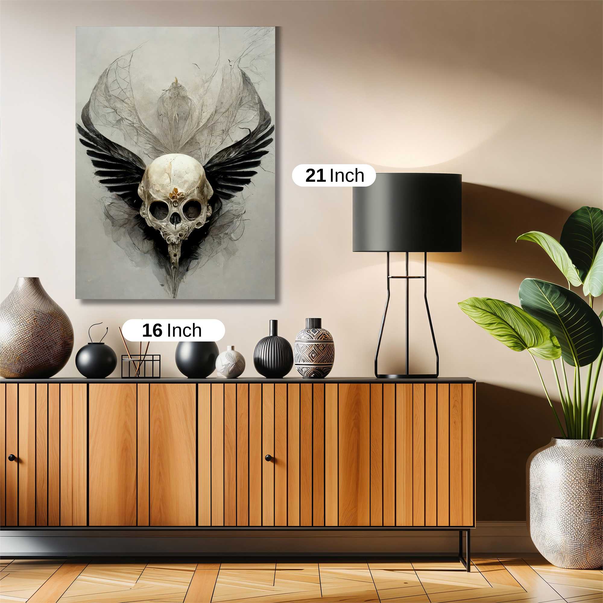 Skull Serenity Safe Wall Magnetic / M