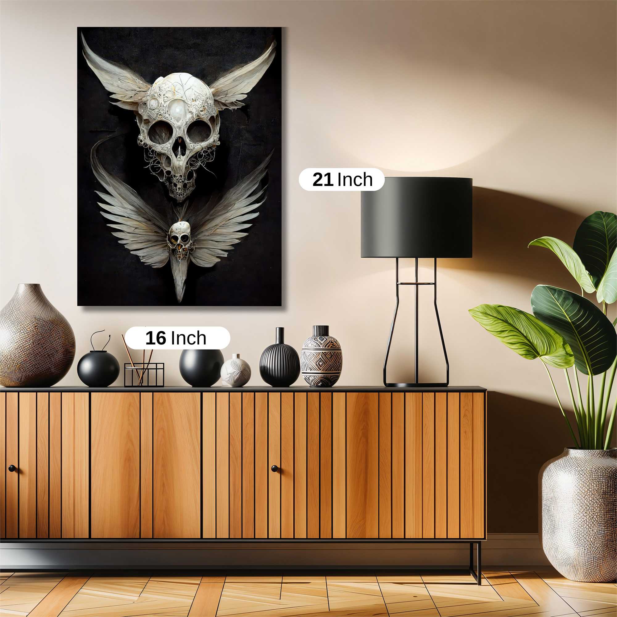 Skull Serenity Safe Wall Magnetic / M