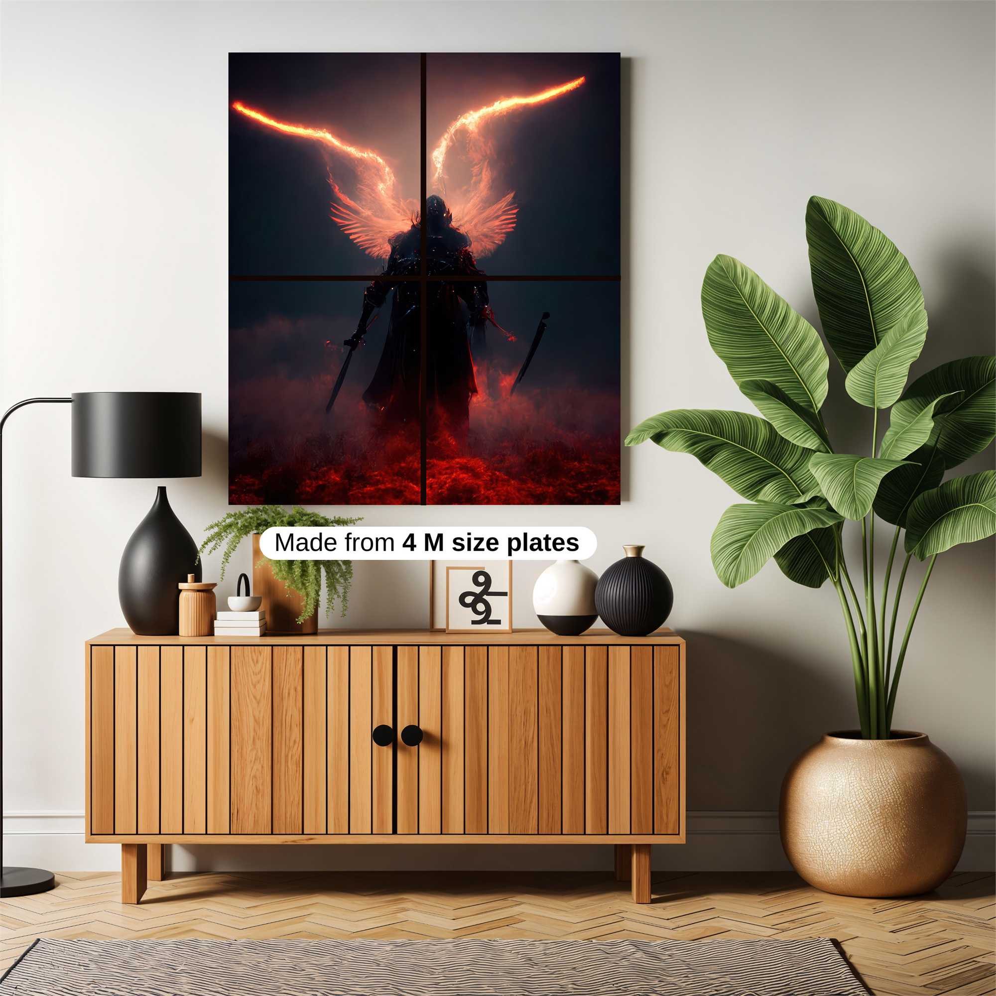 Angel Vengeful Safe Wall Magnetic / M