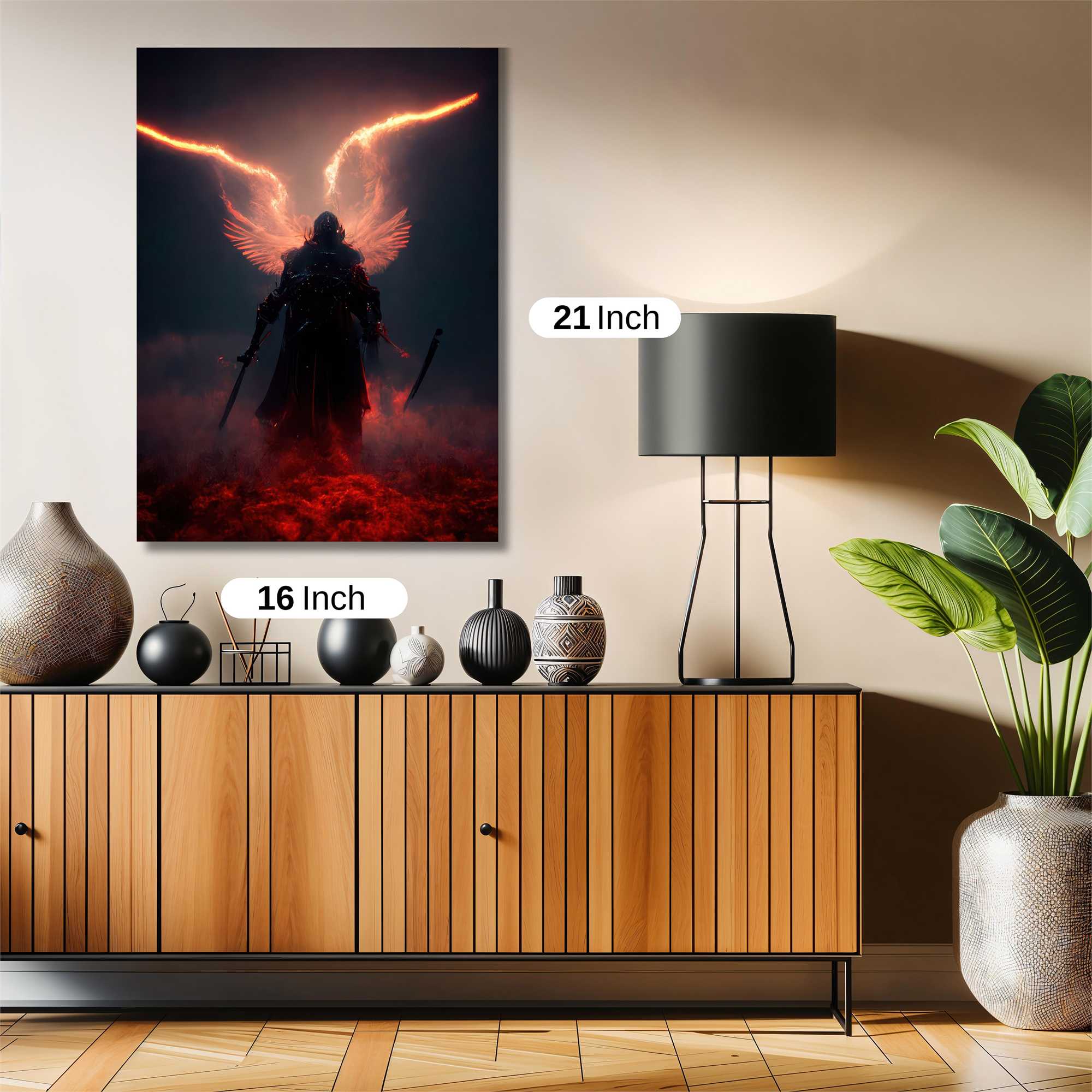 Angel Vengeful Safe Wall Magnetic / M