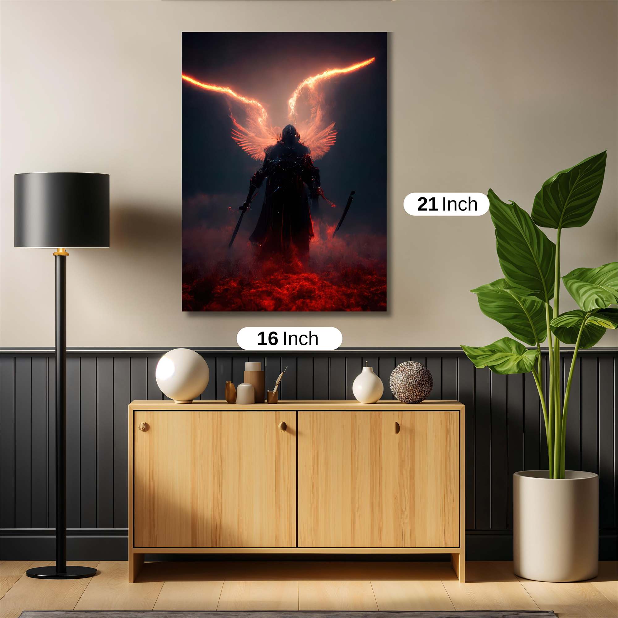 Angel Vengeful Safe Wall Magnetic / M
