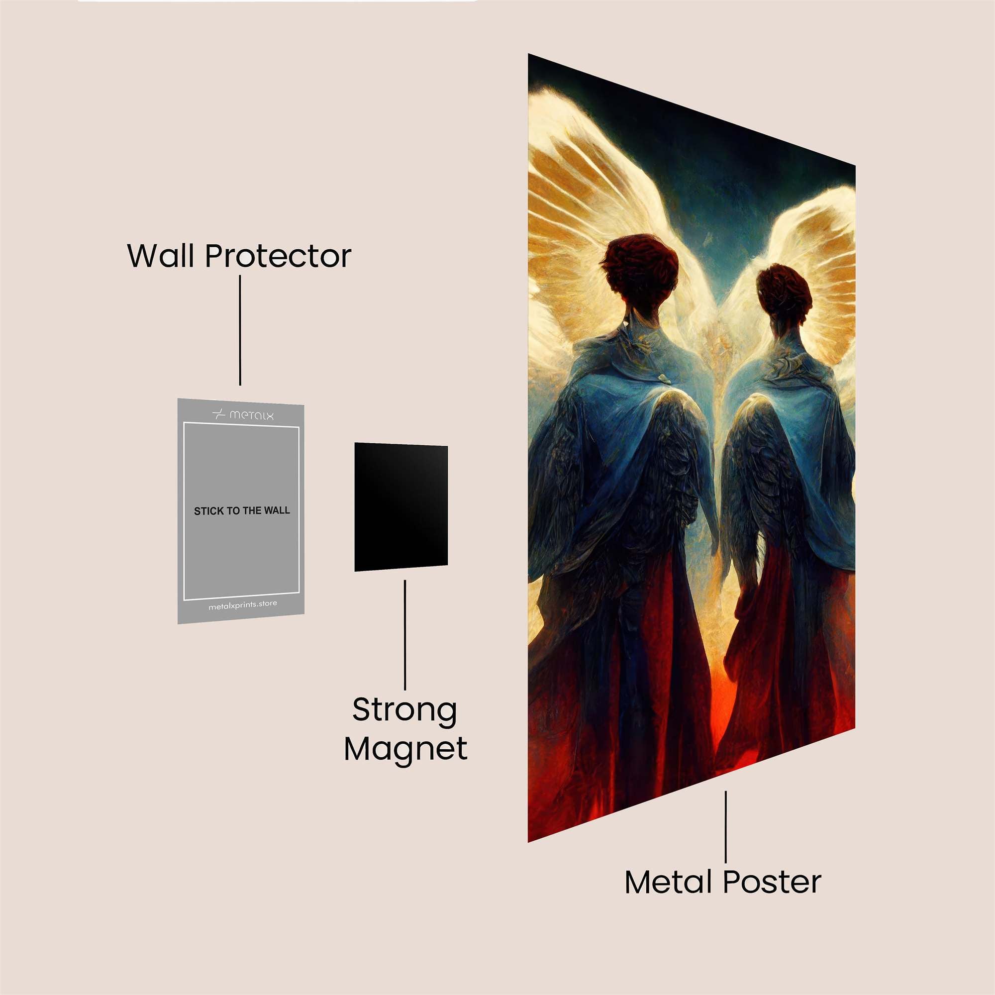 Angels Radiant Safe Wall Magnetic / M